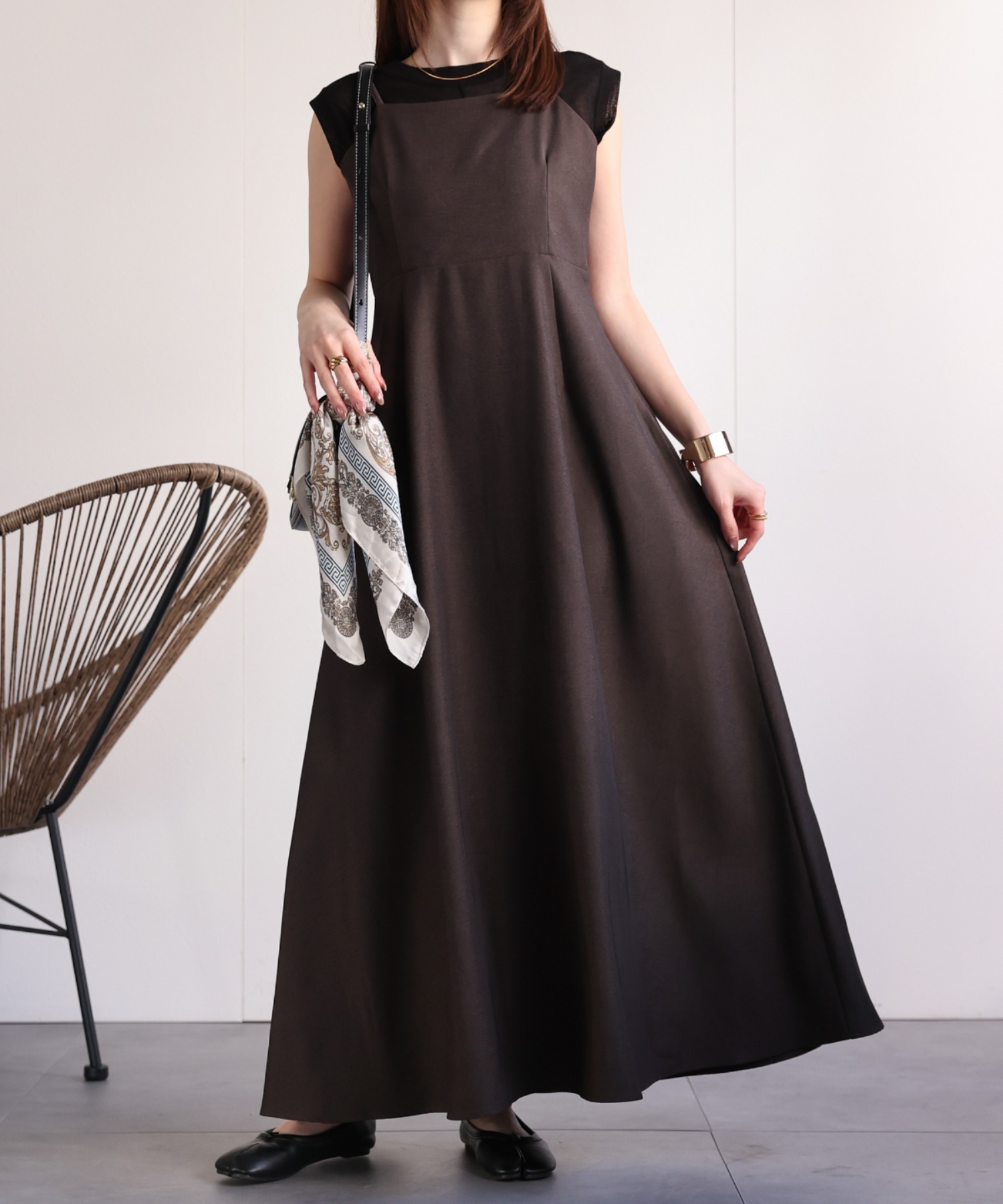 model：162㎝着用サイズ：F