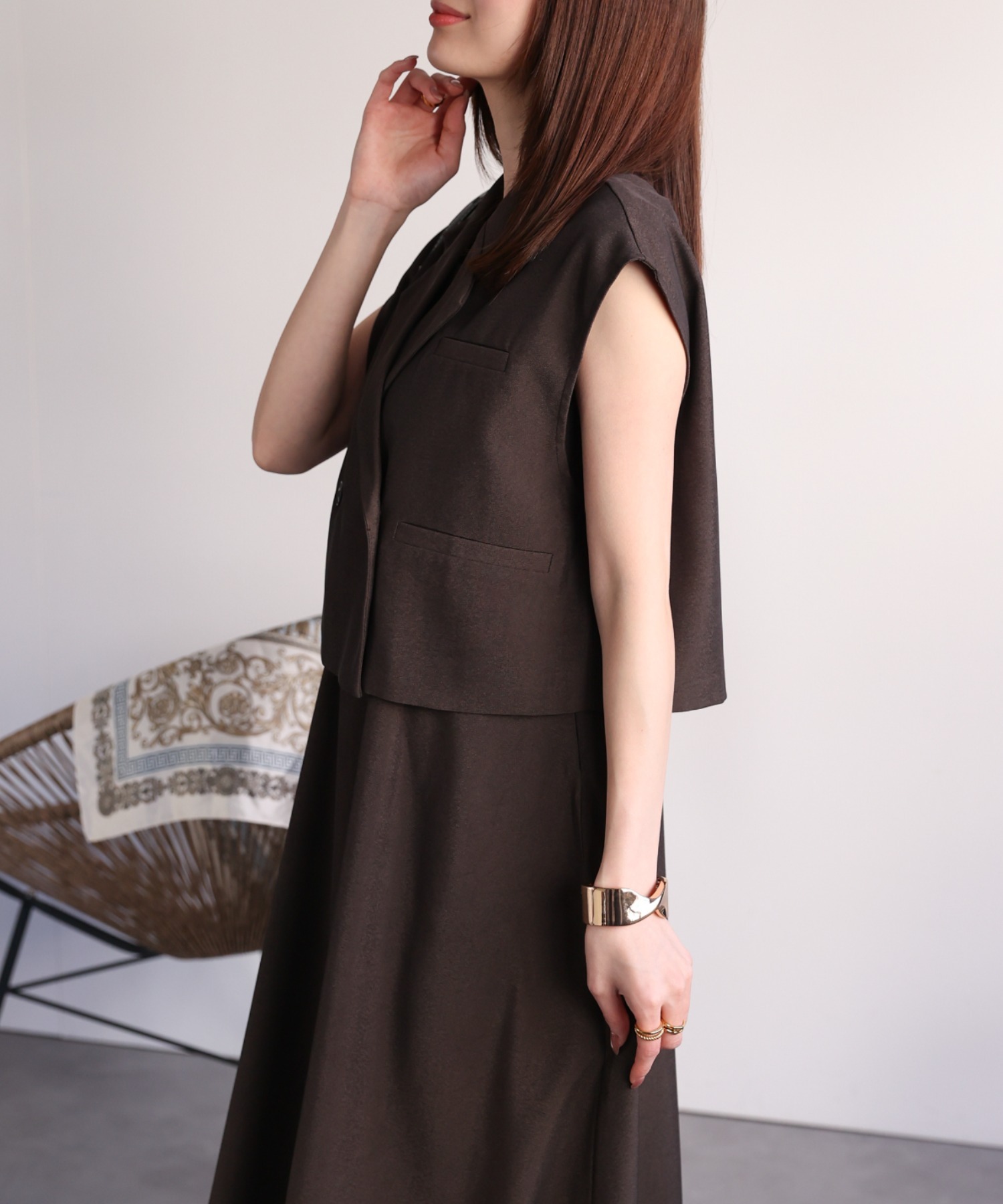 model：162㎝着用サイズ：F