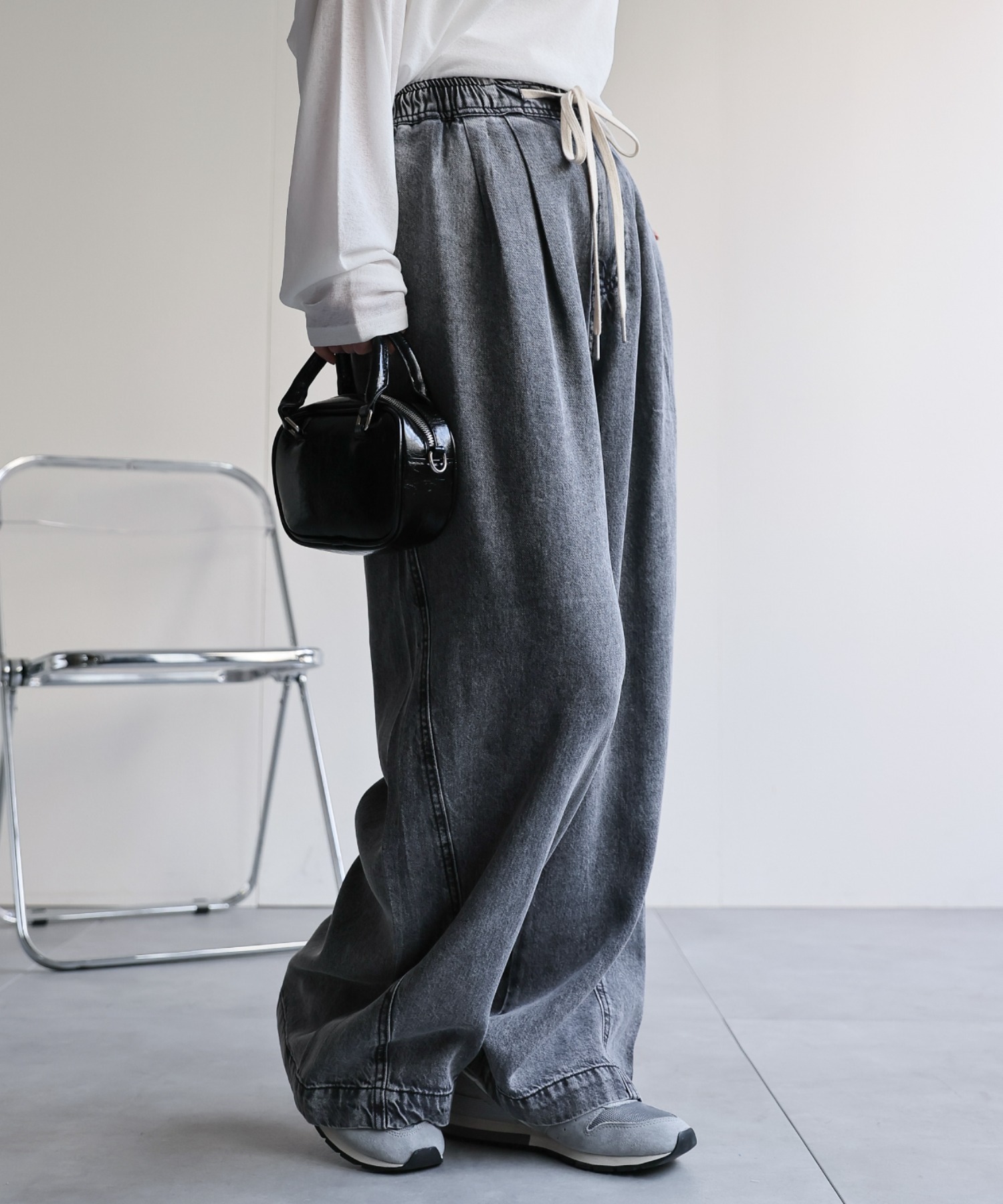 model：156cm 着用サイズ：FREE