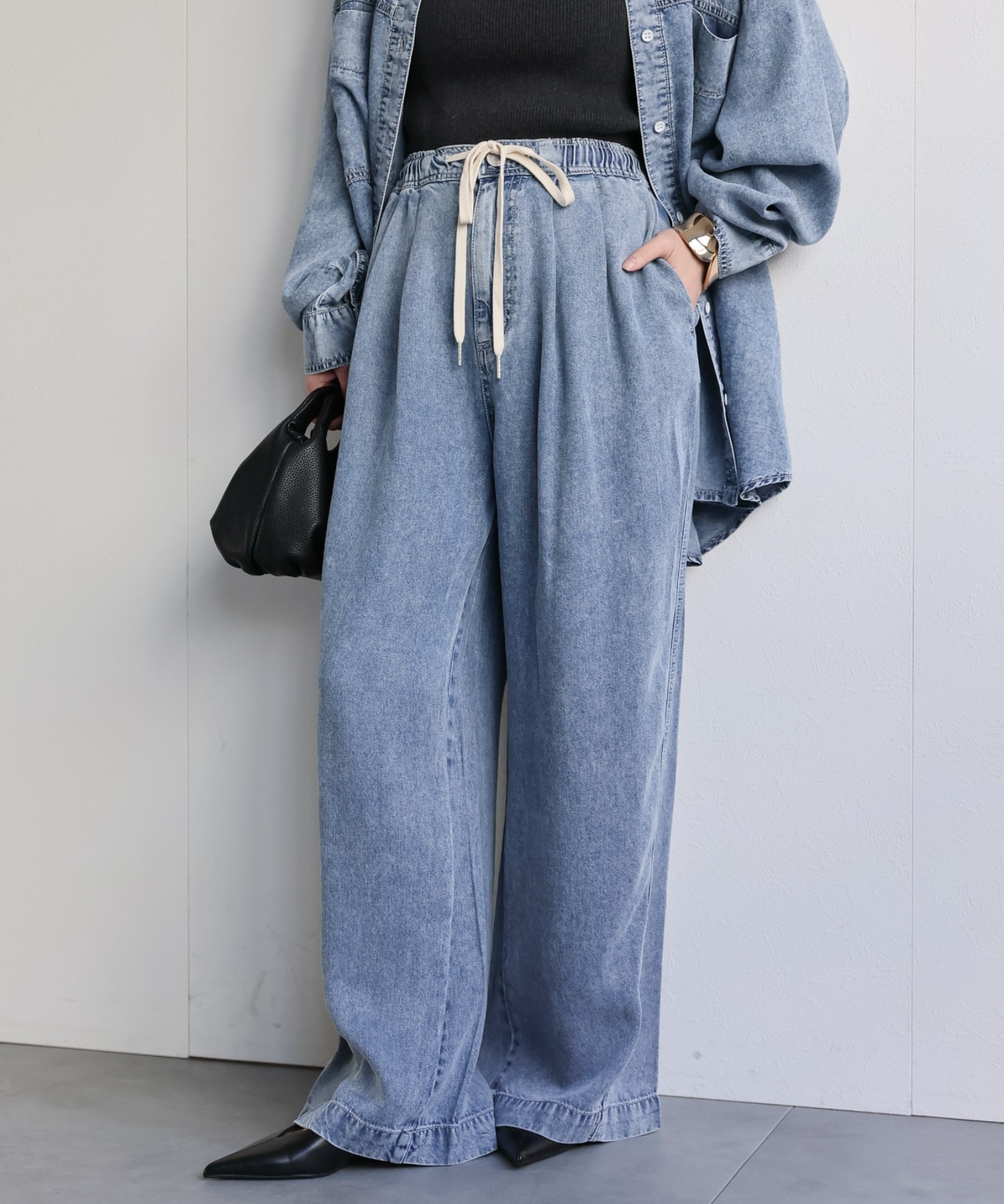 model：156cm 着用サイズ：FREE