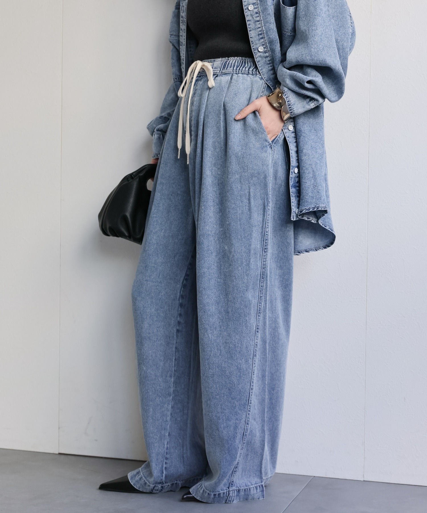 model：156cm 着用サイズ：FREE