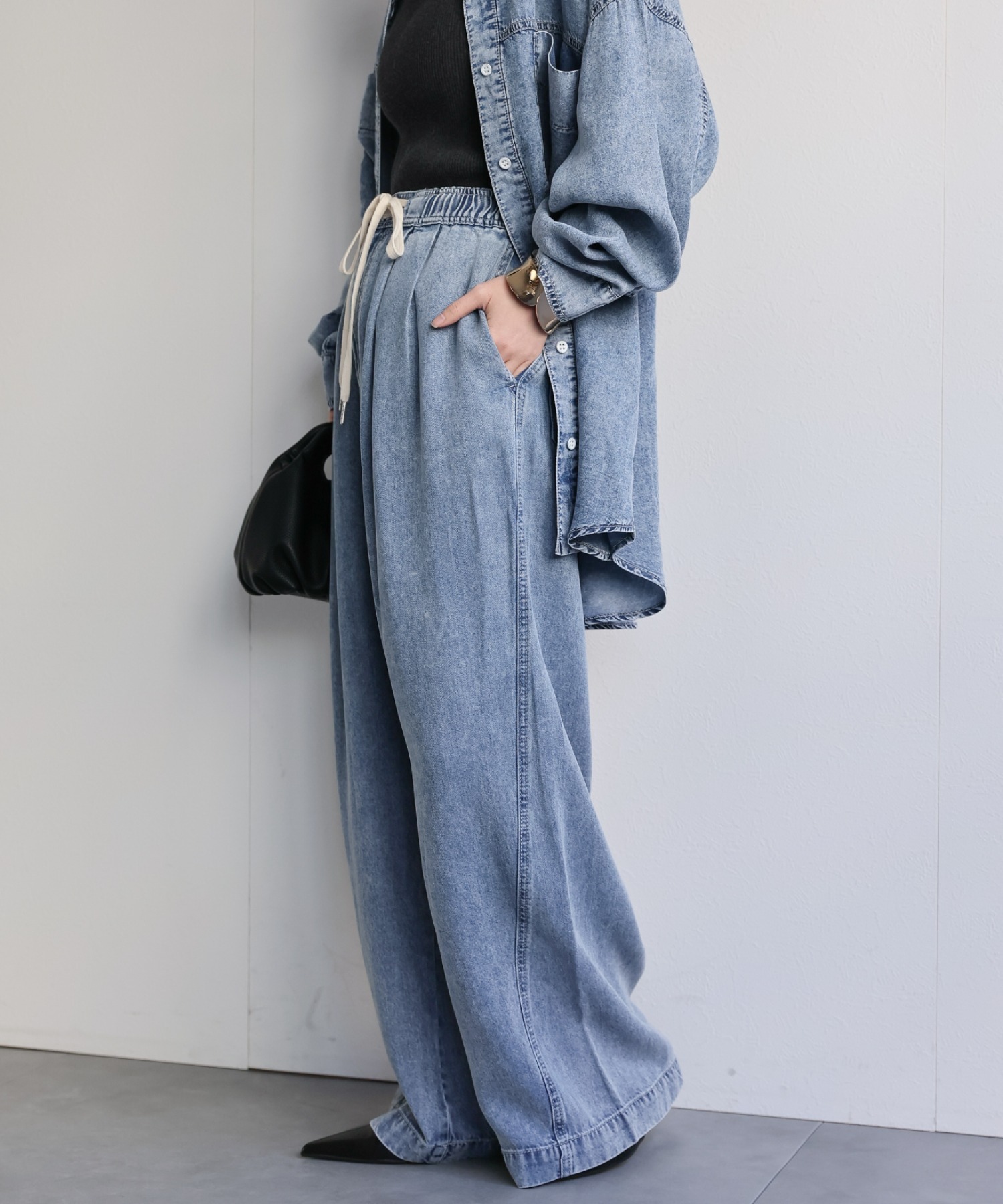 model：156cm 着用サイズ：FREE