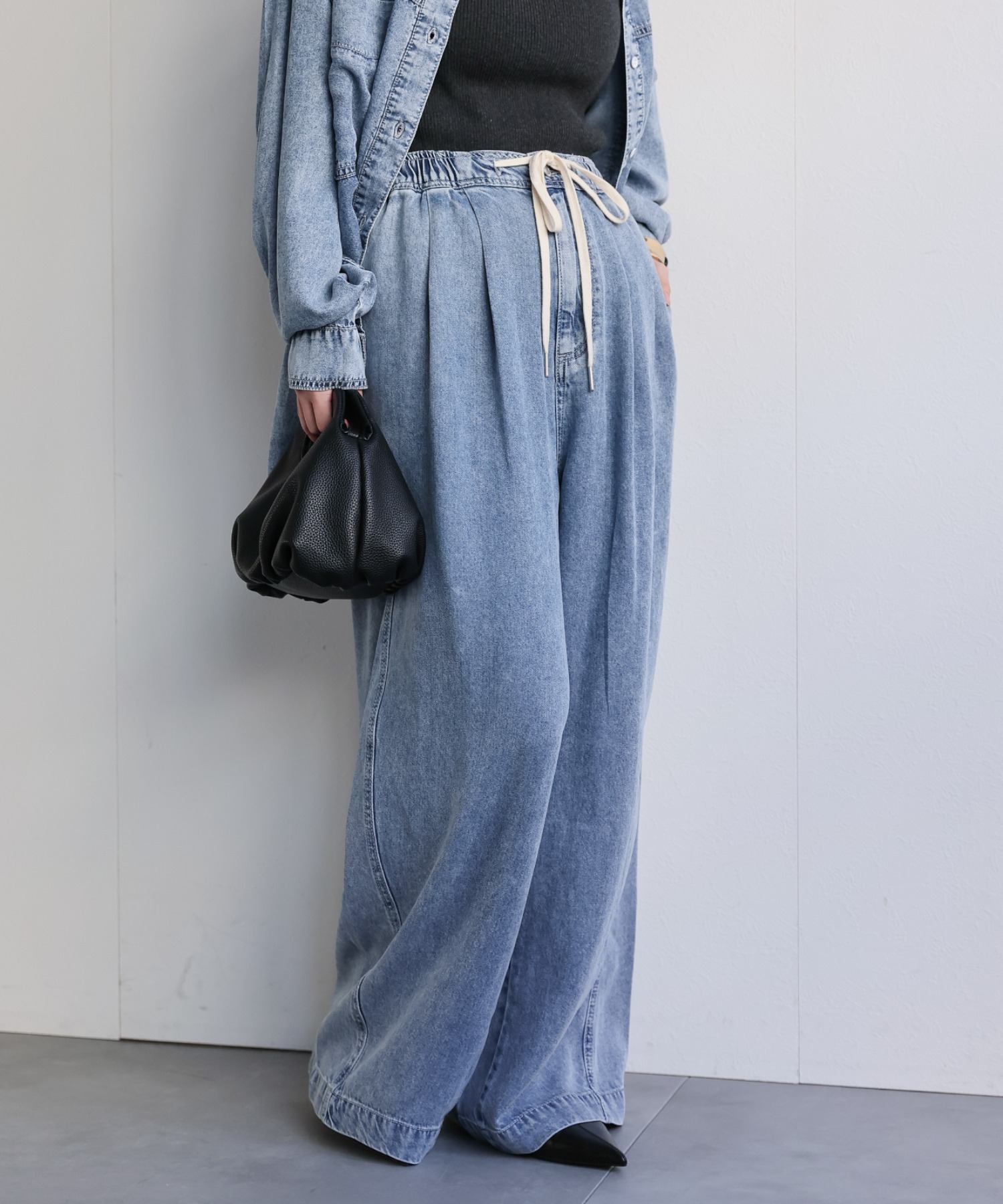 model：156cm 着用サイズ：FREE