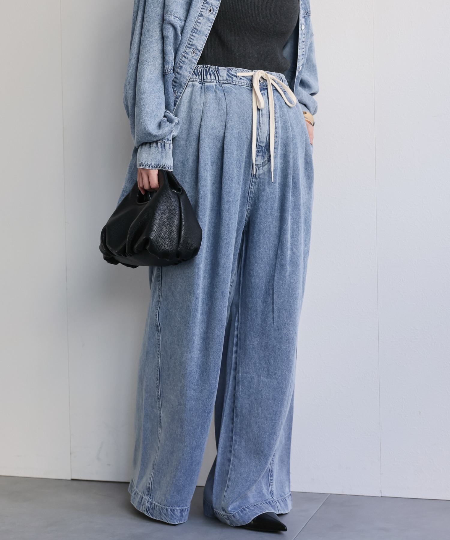 model：156cm 着用サイズ：FREE