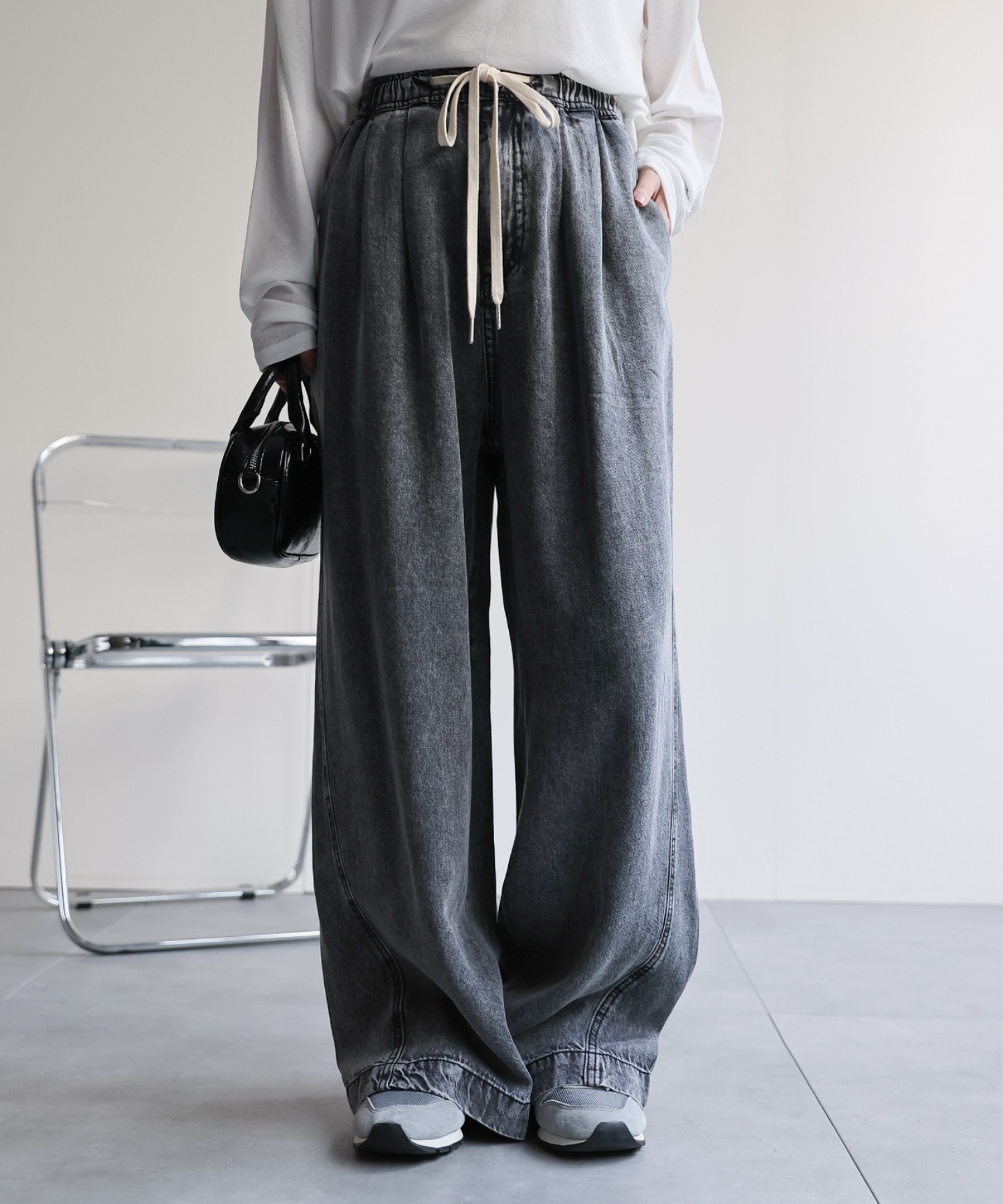 model：156cm 着用サイズ：FREE