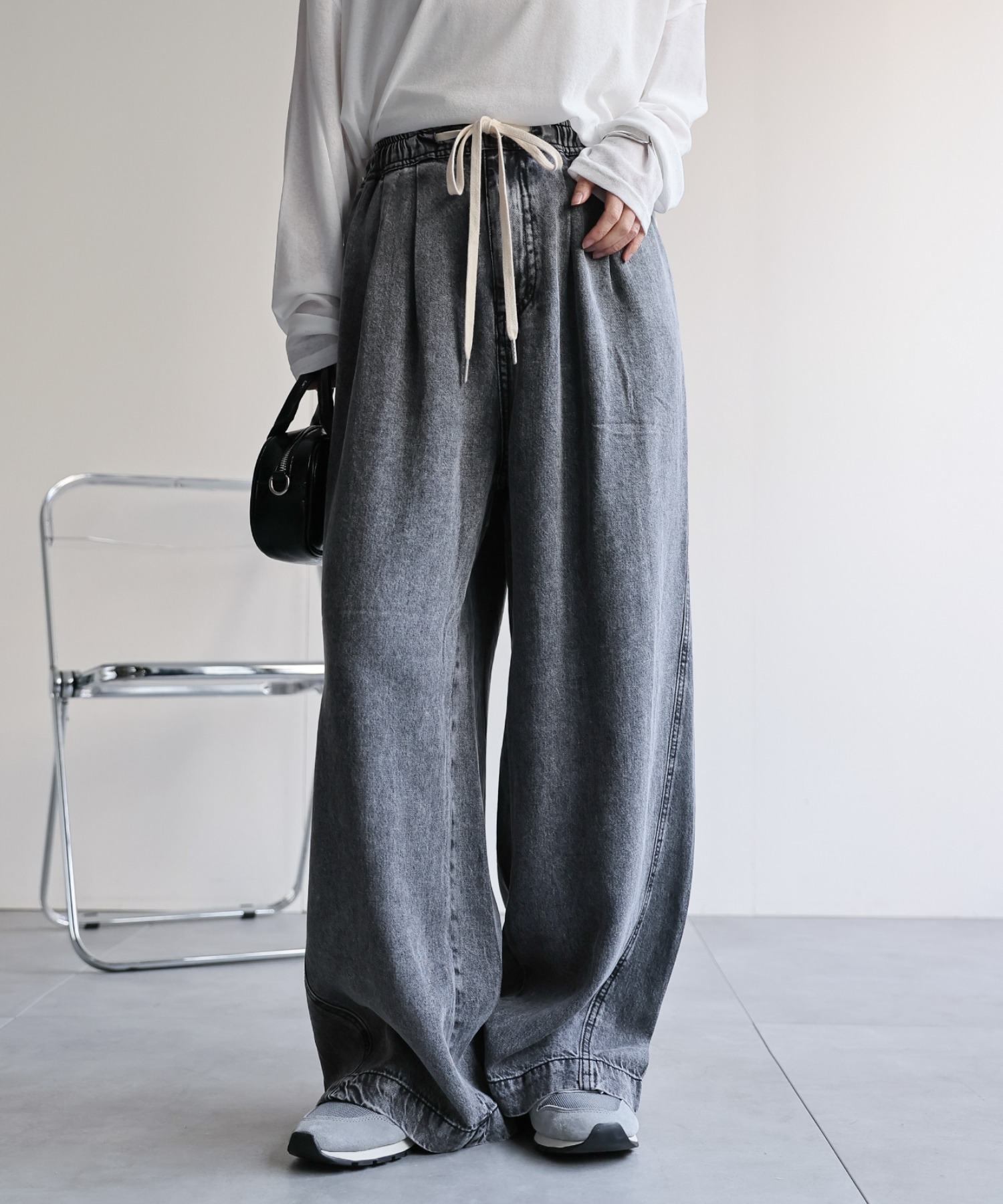 model：156cm 着用サイズ：FREE