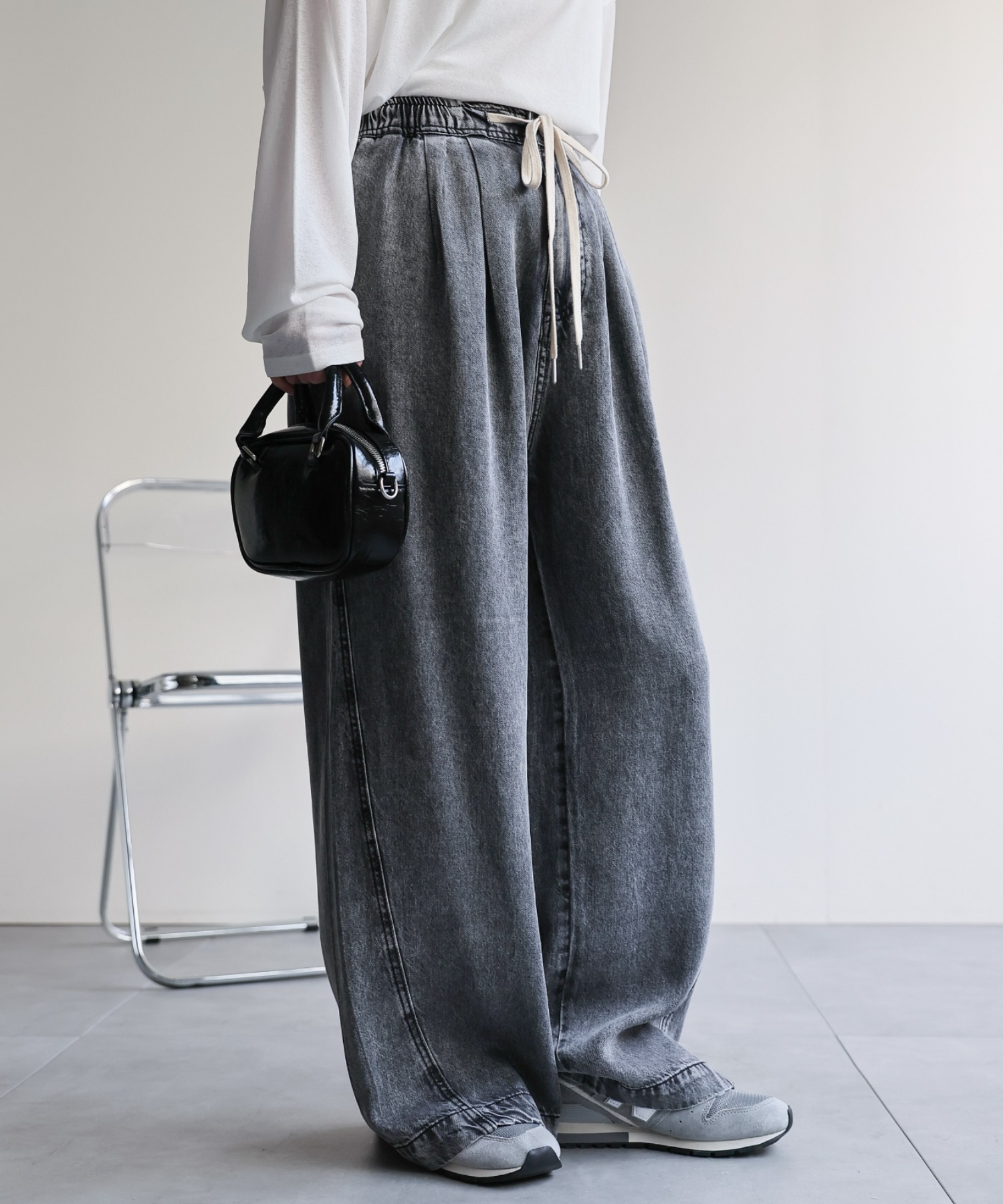 model：156cm 着用サイズ：FREE
