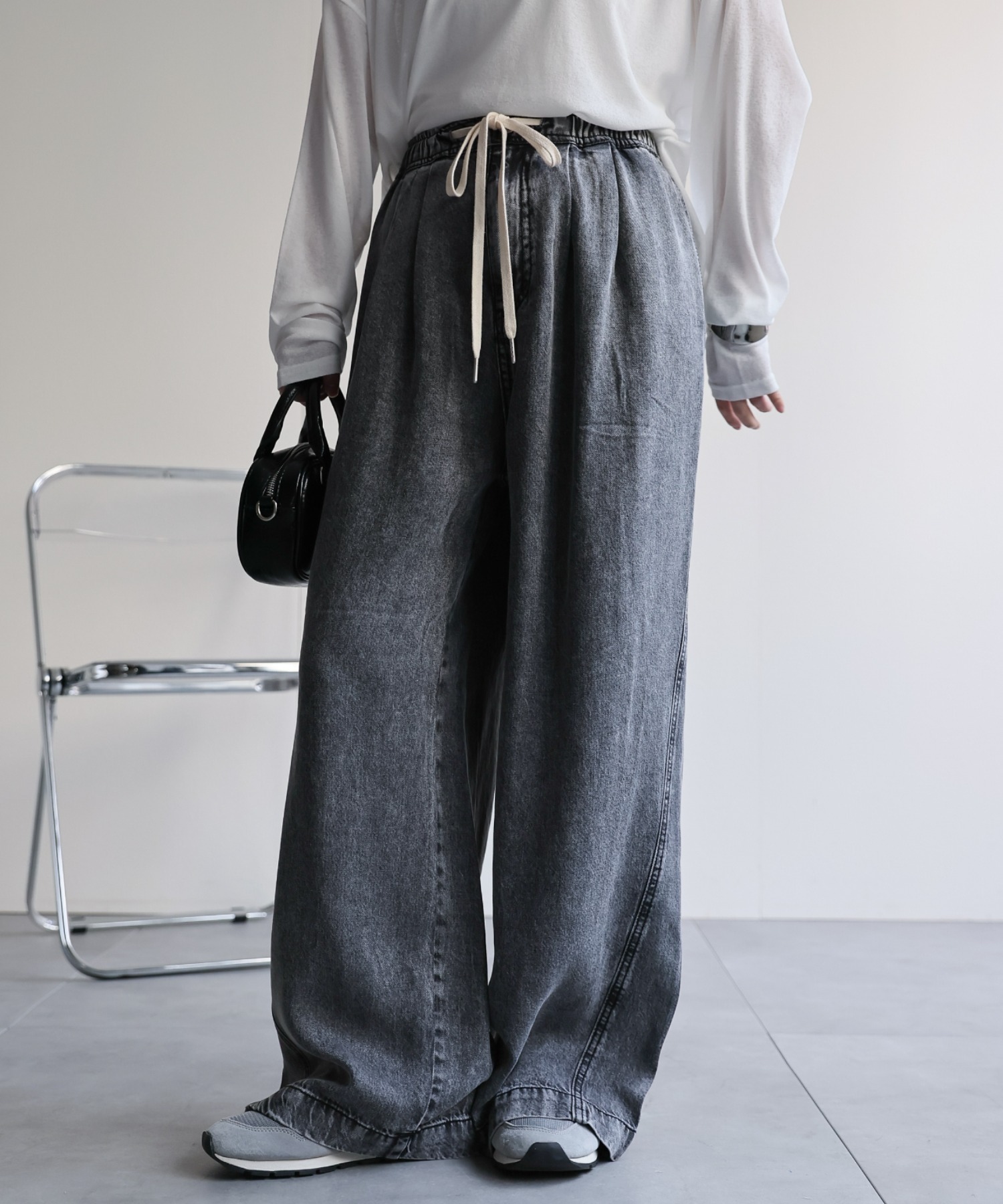 model：156cm 着用サイズ：FREE