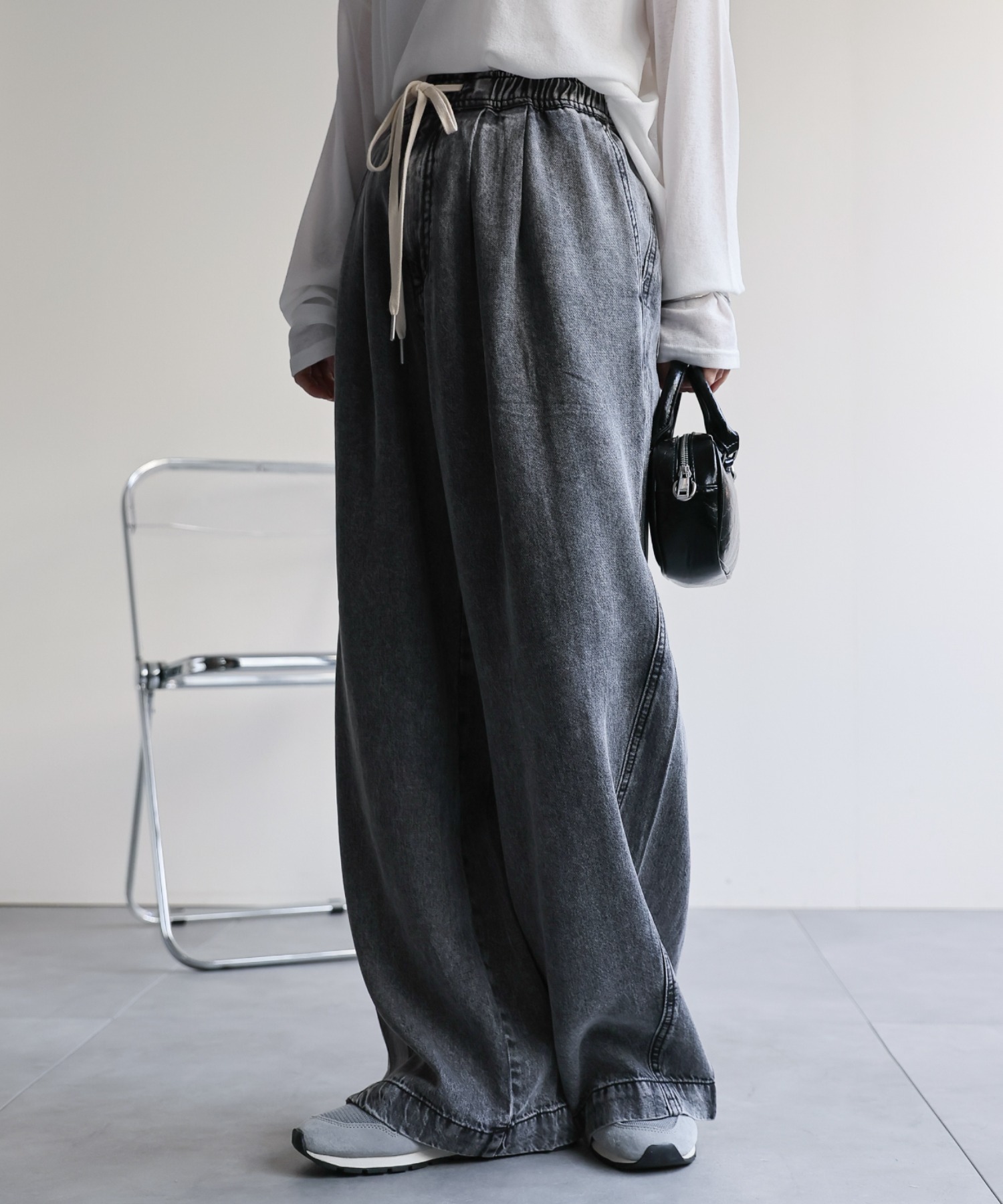 model：156cm 着用サイズ：FREE