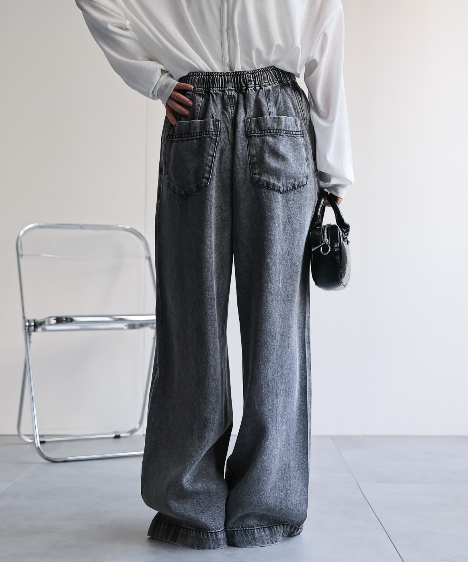 model：156cm 着用サイズ：FREE