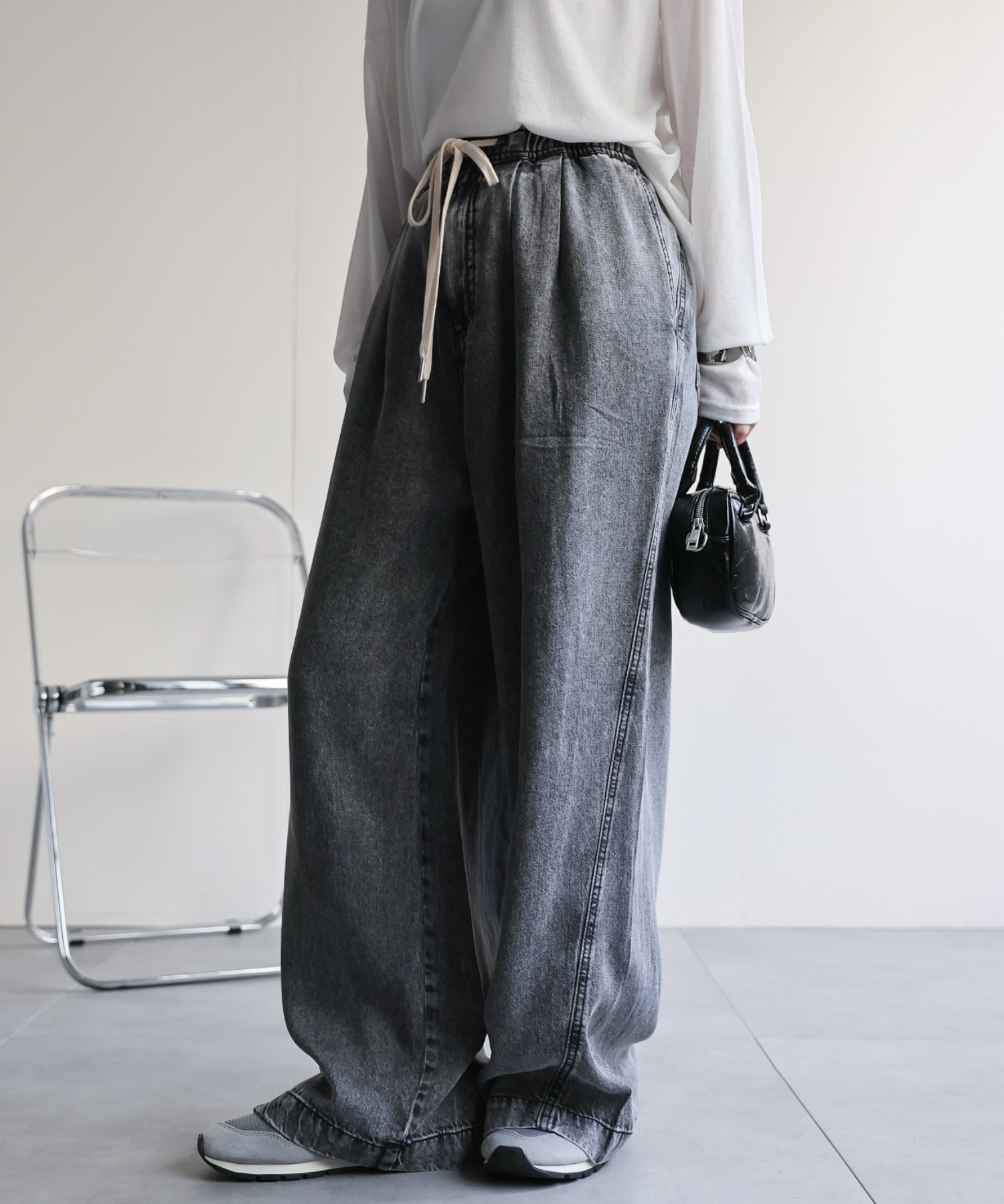 model：156cm 着用サイズ：FREE