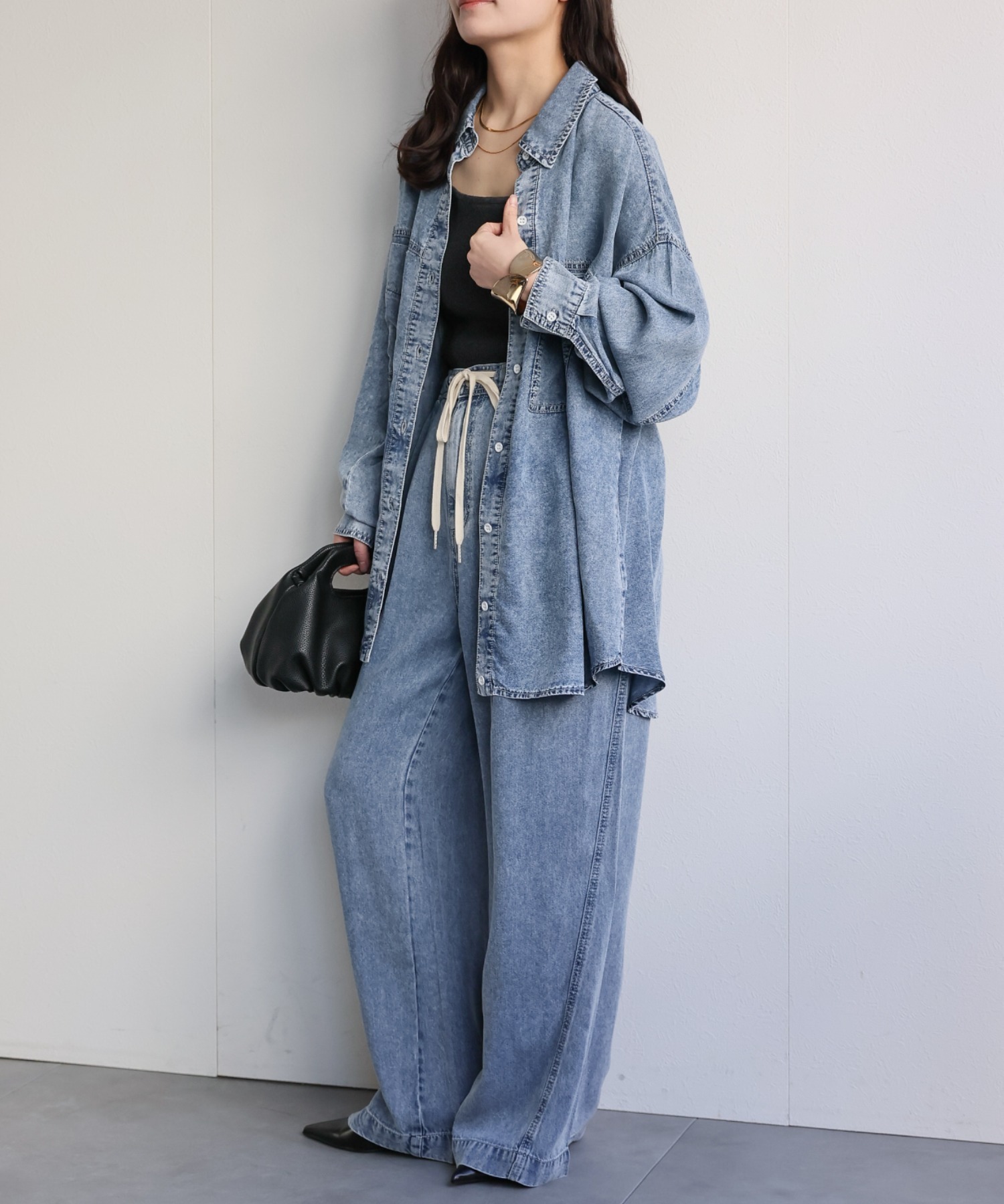 model：156cm 着用サイズ：FREE