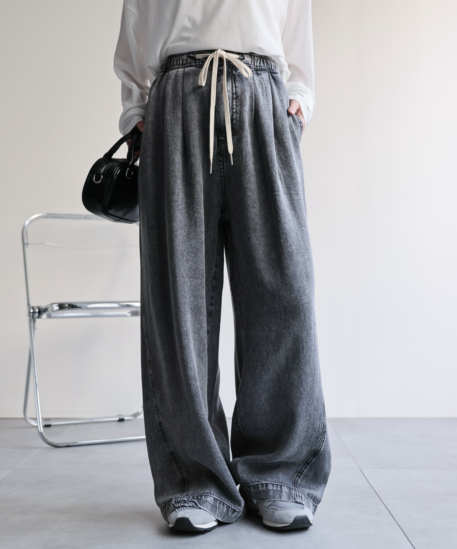 model：156cm 着用サイズ：FREE