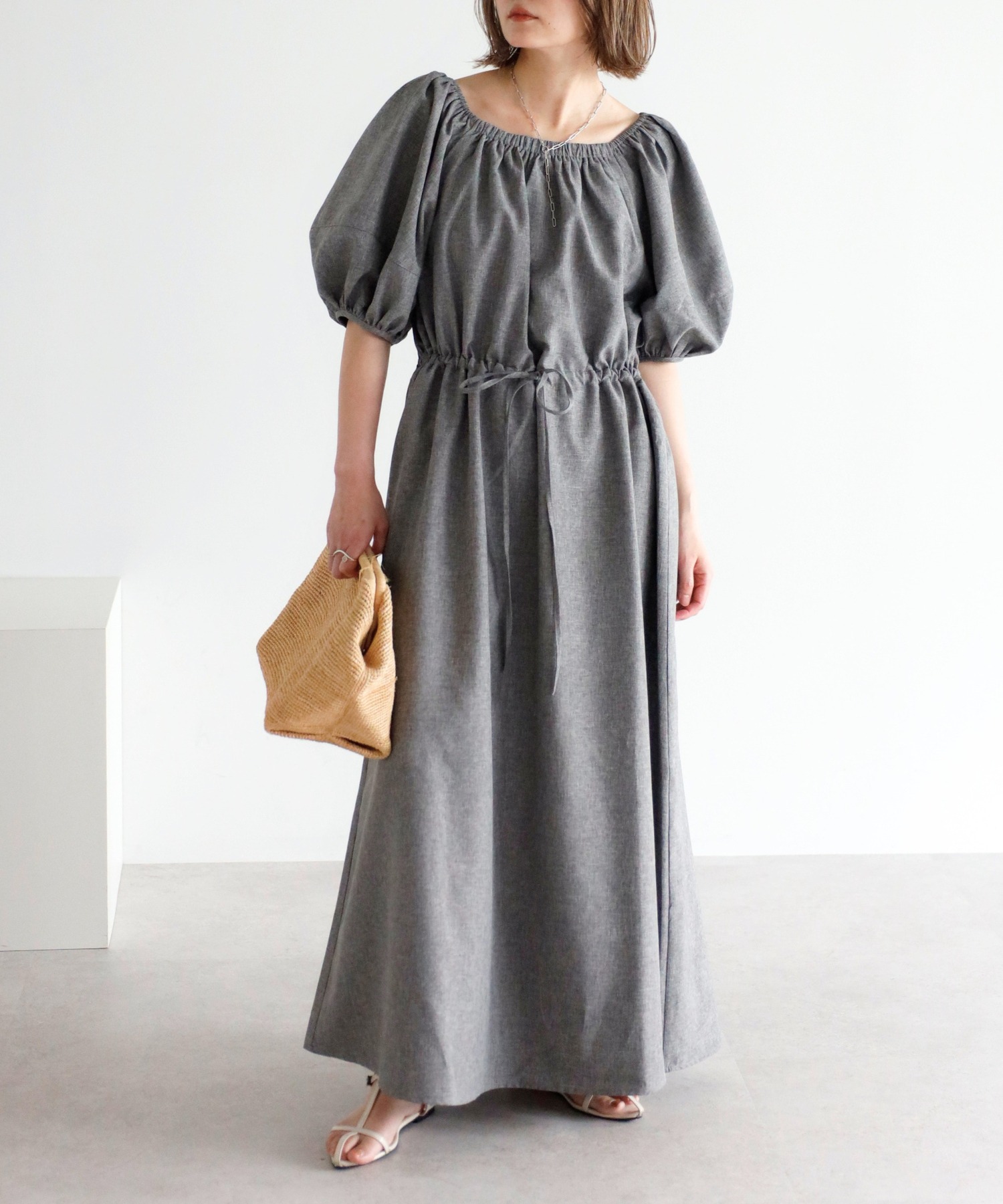 model：H158 着用サイズ：FREE