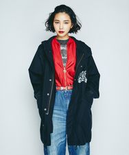 FERGADELIC METAL プリント ラグランスリーブフーデッドシャツ