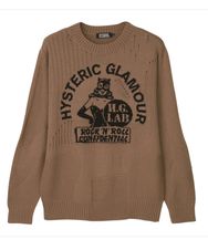 H.G.LAB編込クラッシュ プルオーバー