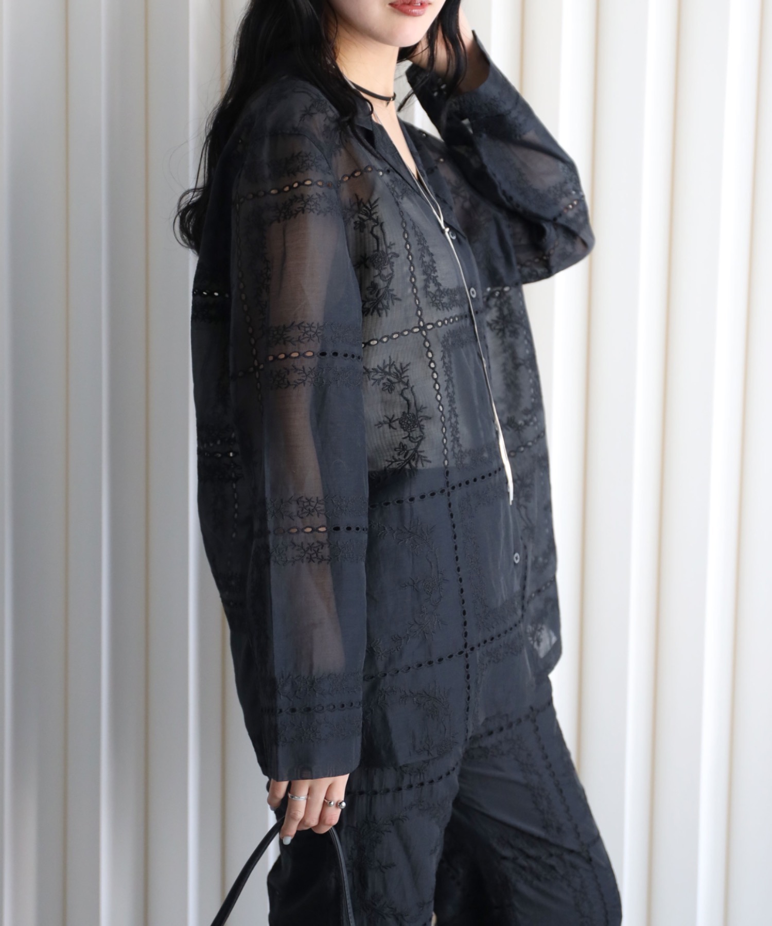 model：164cm. 着用サイズ：FREE