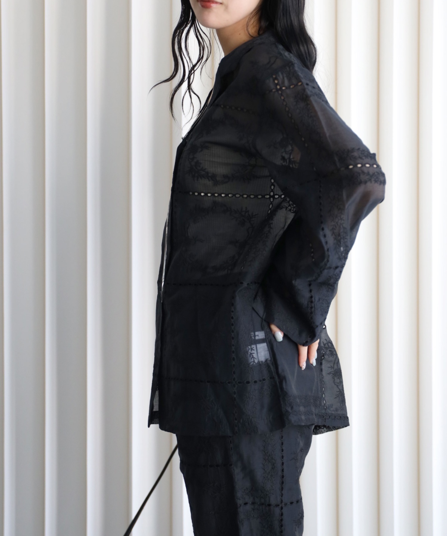model：164cm. 着用サイズ：FREE