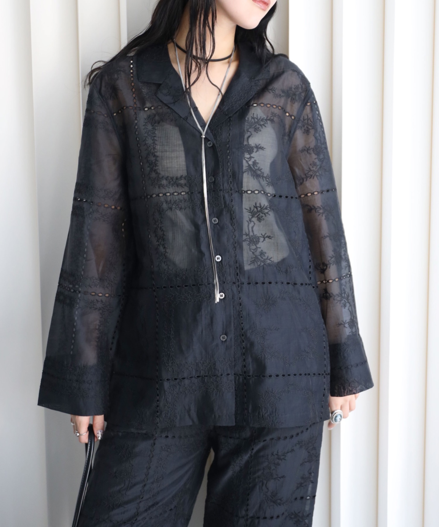 model：164cm. 着用サイズ：FREE