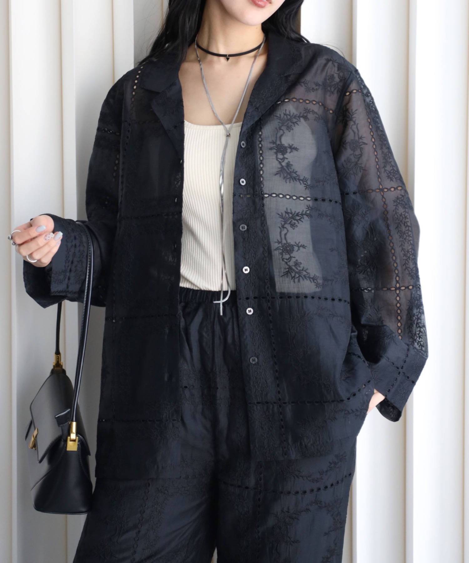 model：164cm. 着用サイズ：FREE