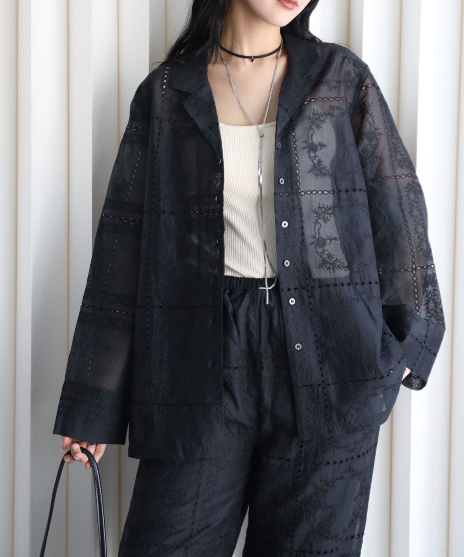 model：164cm. 着用サイズ：FREE