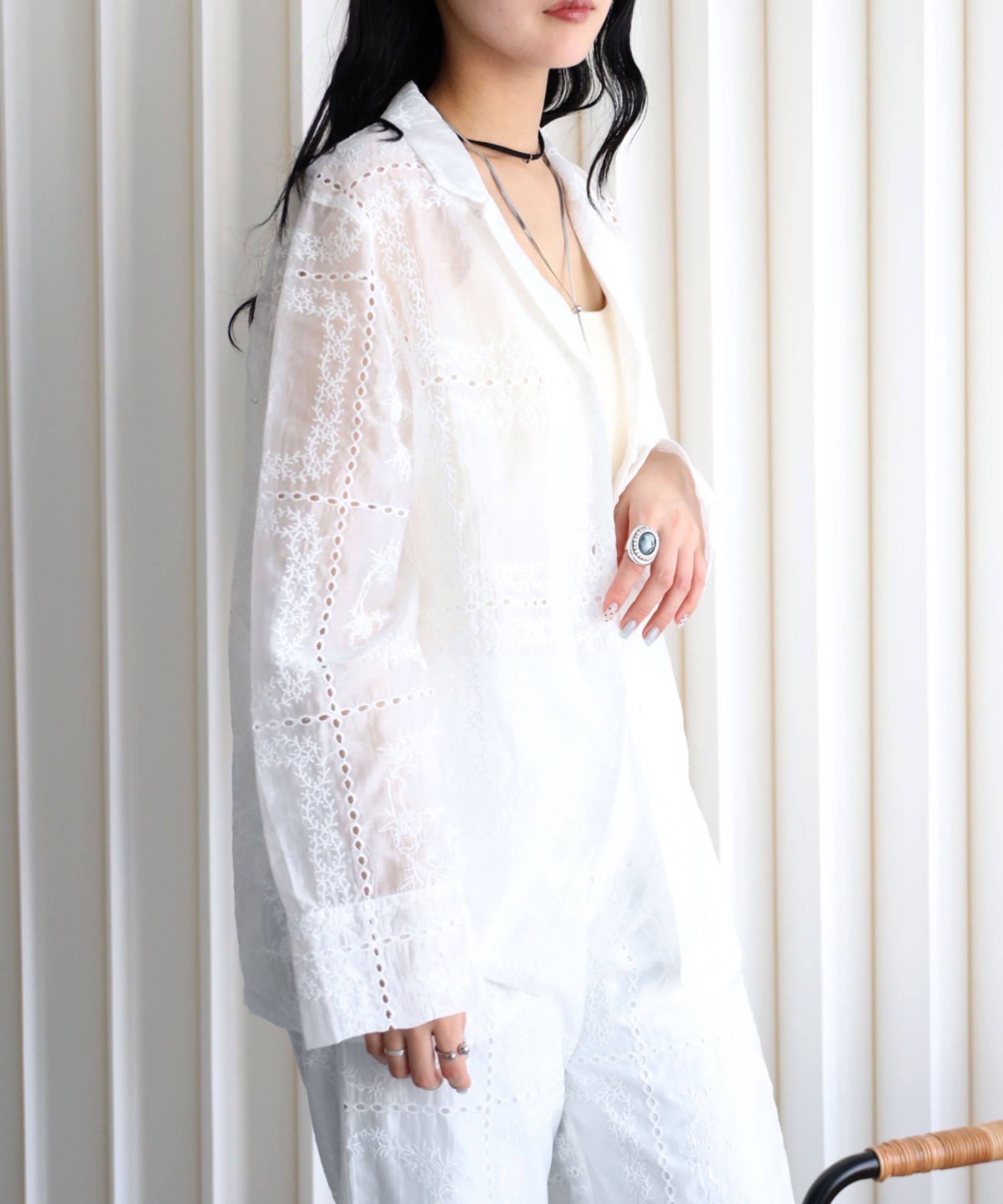 model：164cm. 着用サイズ：FREE