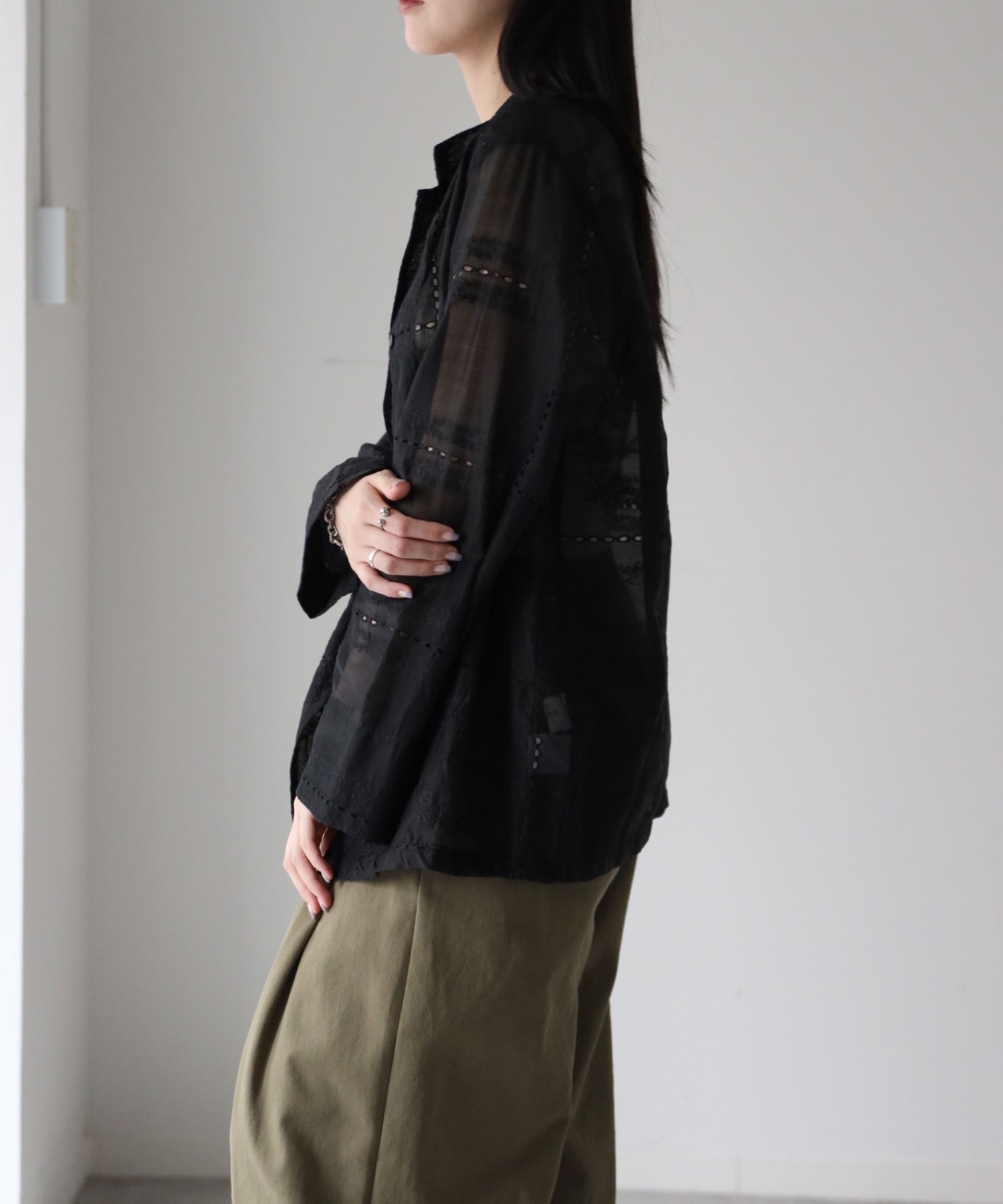 model：164cm. 着用サイズ：FREE
