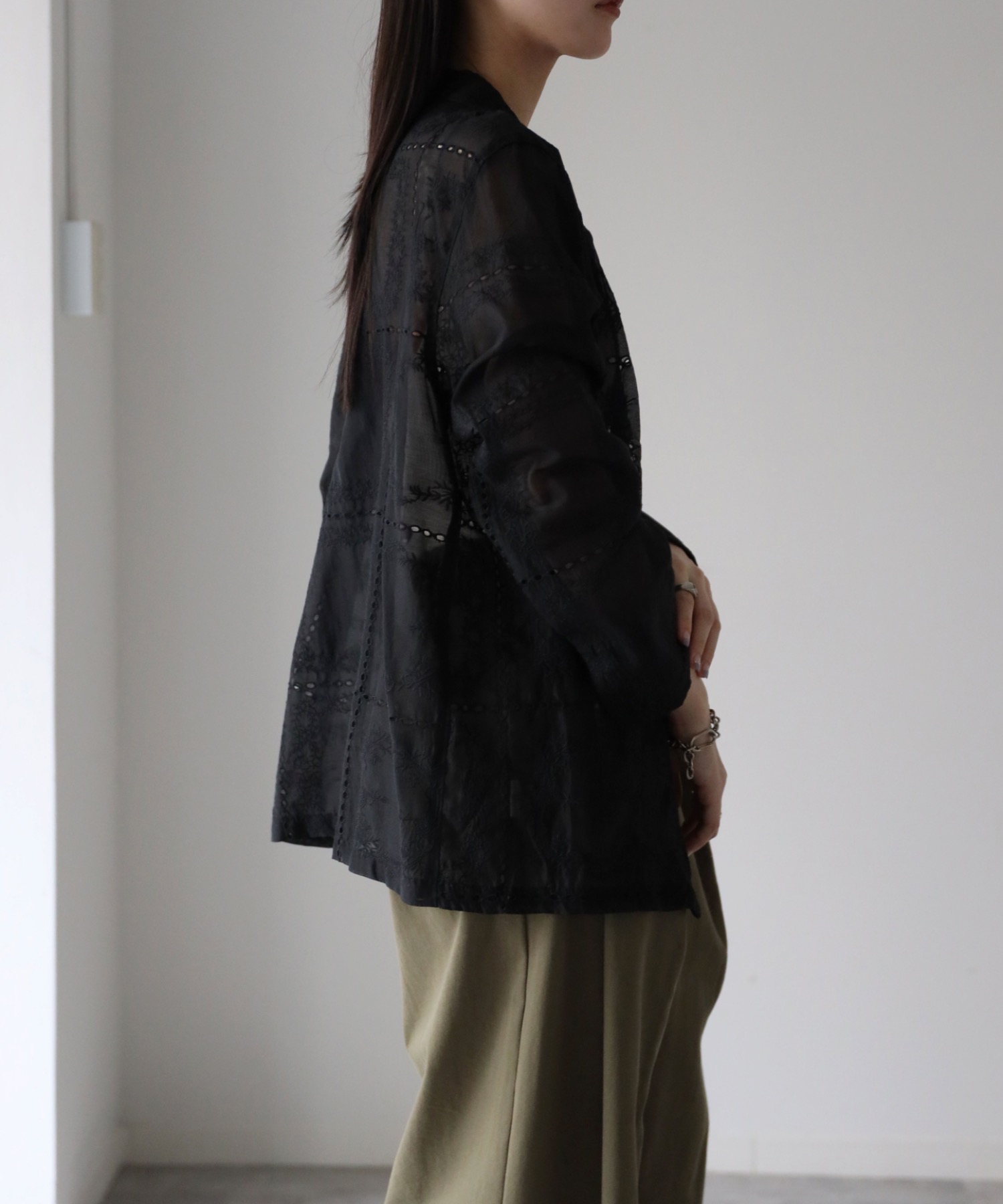model：164cm. 着用サイズ：FREE
