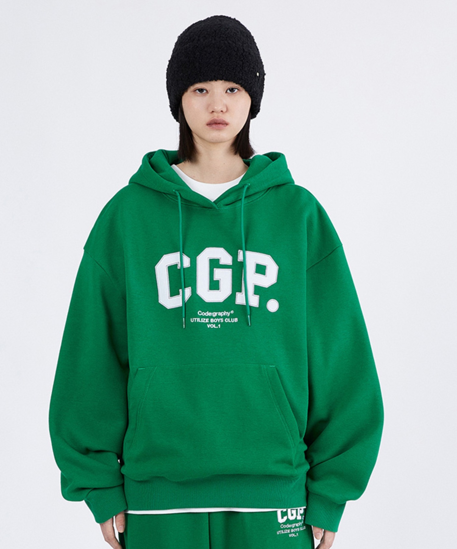 A'GEM/9 × .kom『Code:graphy/コードグラフィー』CGP ARCH LOGO HOODIE