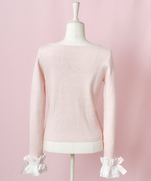 愛しのlace frill cuffsトップス