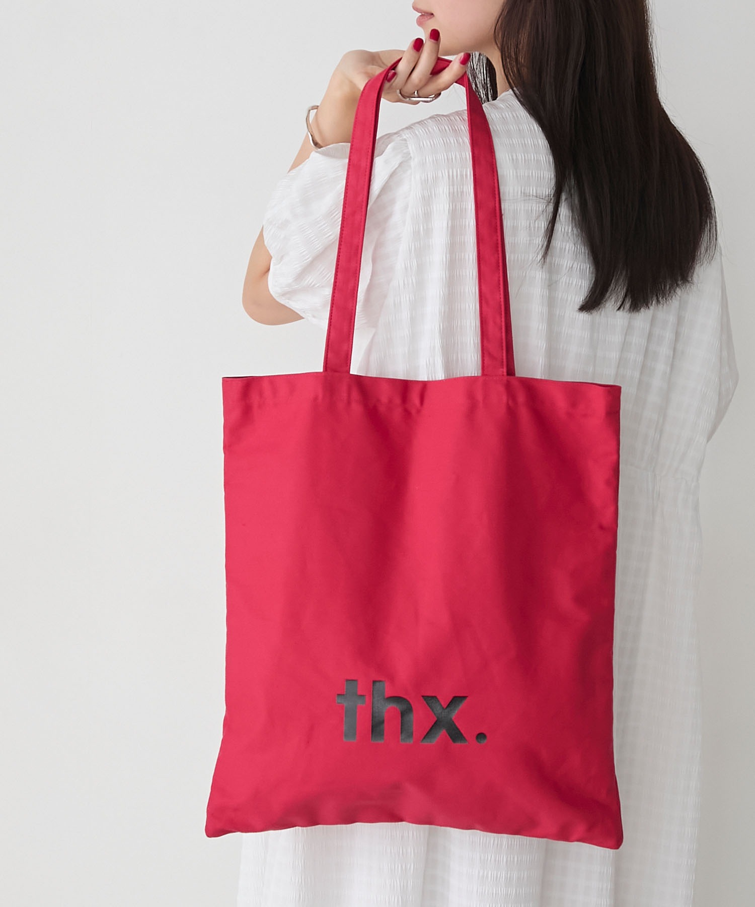 forksy.】カラーアソート ロゴトートバッグ forksy.│MONO-MART