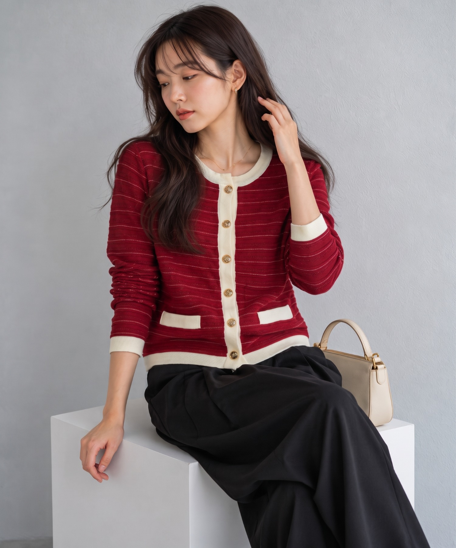 model：160cm 着用サイズ：FREE