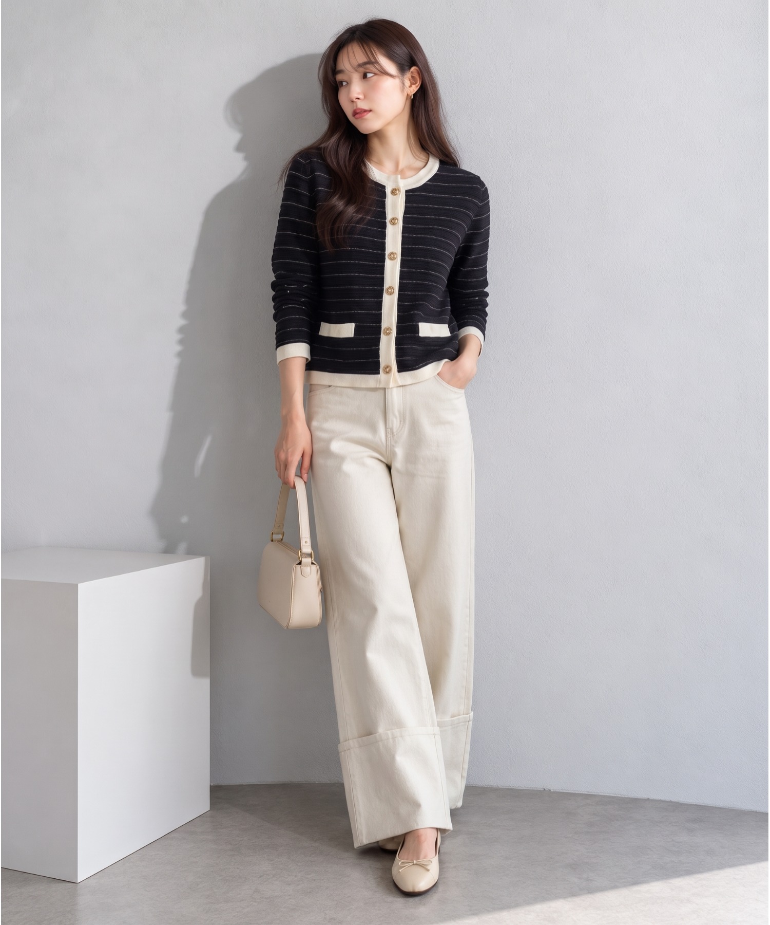 model：160cm 着用サイズ：FREE　（着用アイテムSA22180）