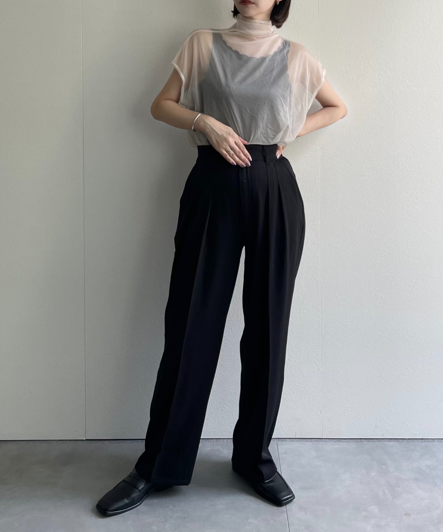 model:162㎝　着用サイズ：M