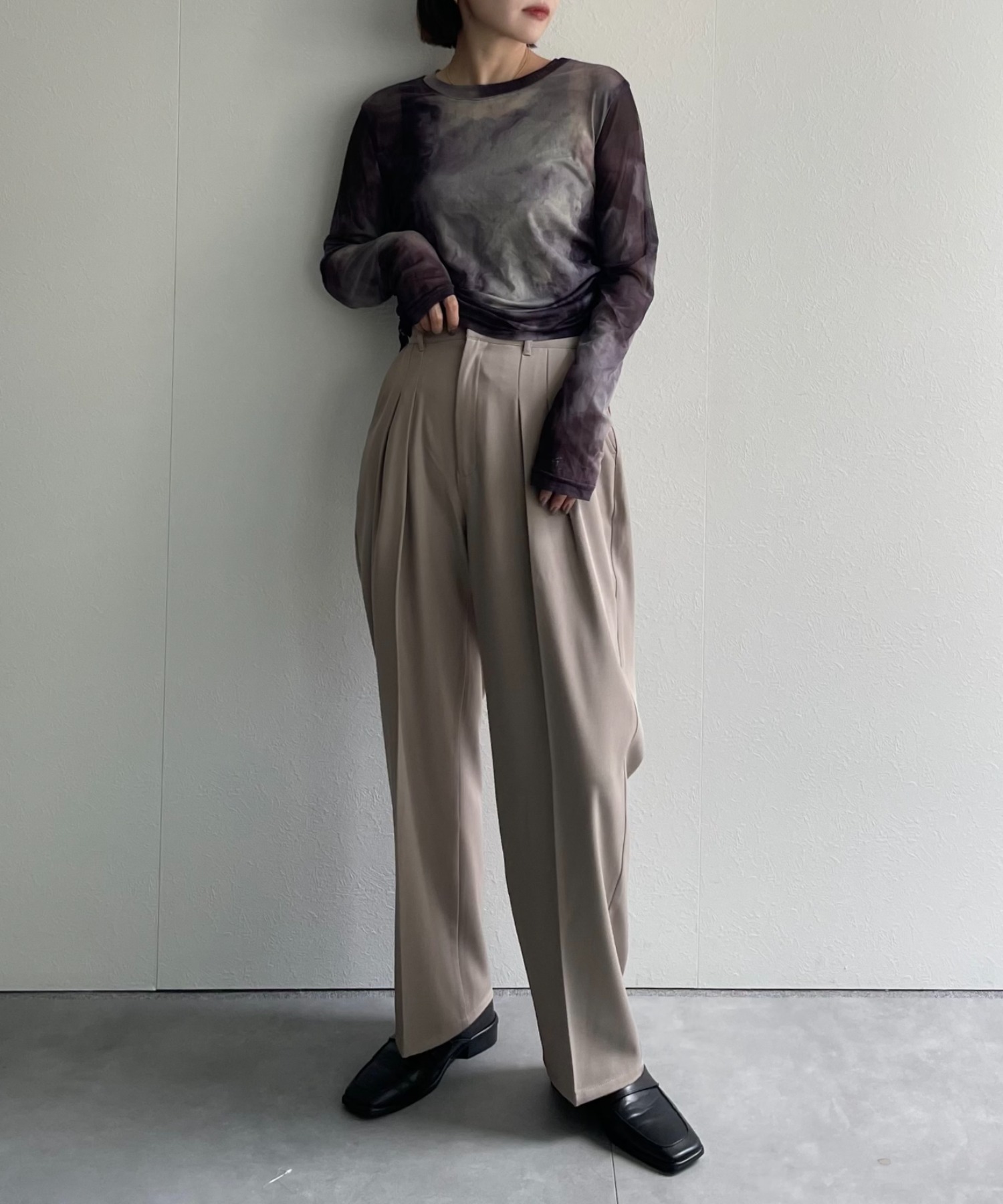 model:162㎝　着用サイズ：M