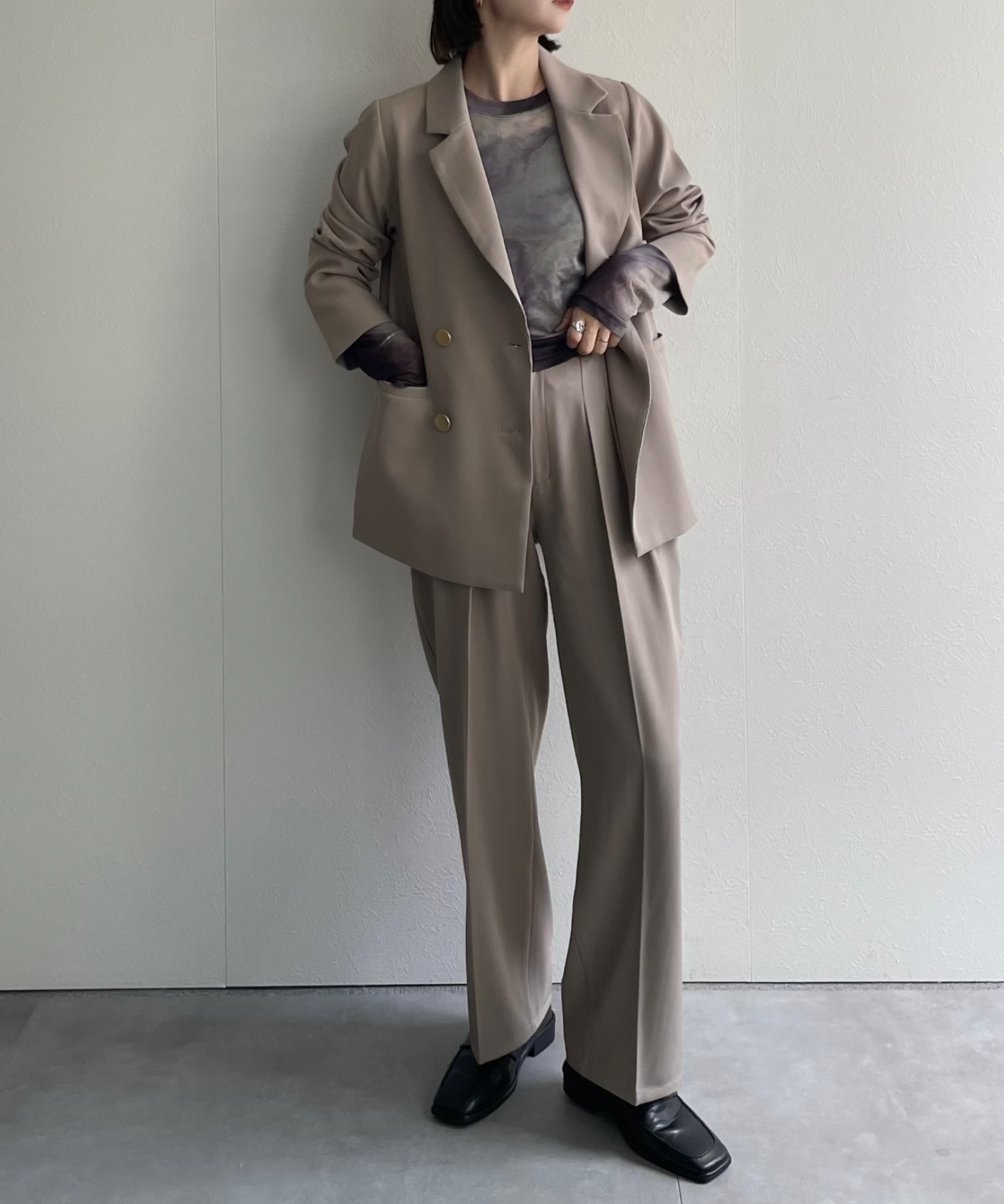 model:162㎝　着用サイズ：M