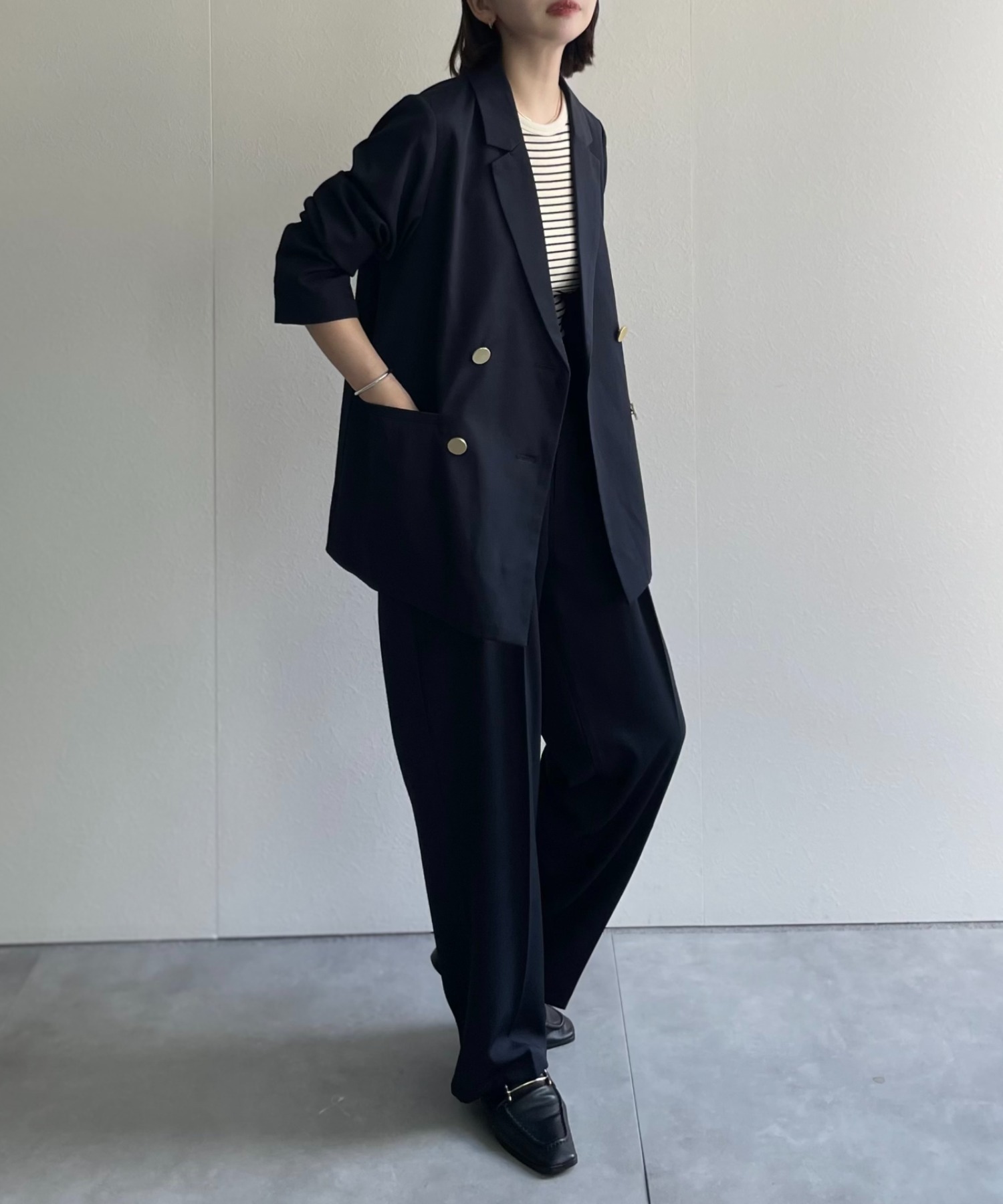 model:162㎝　着用サイズ：M