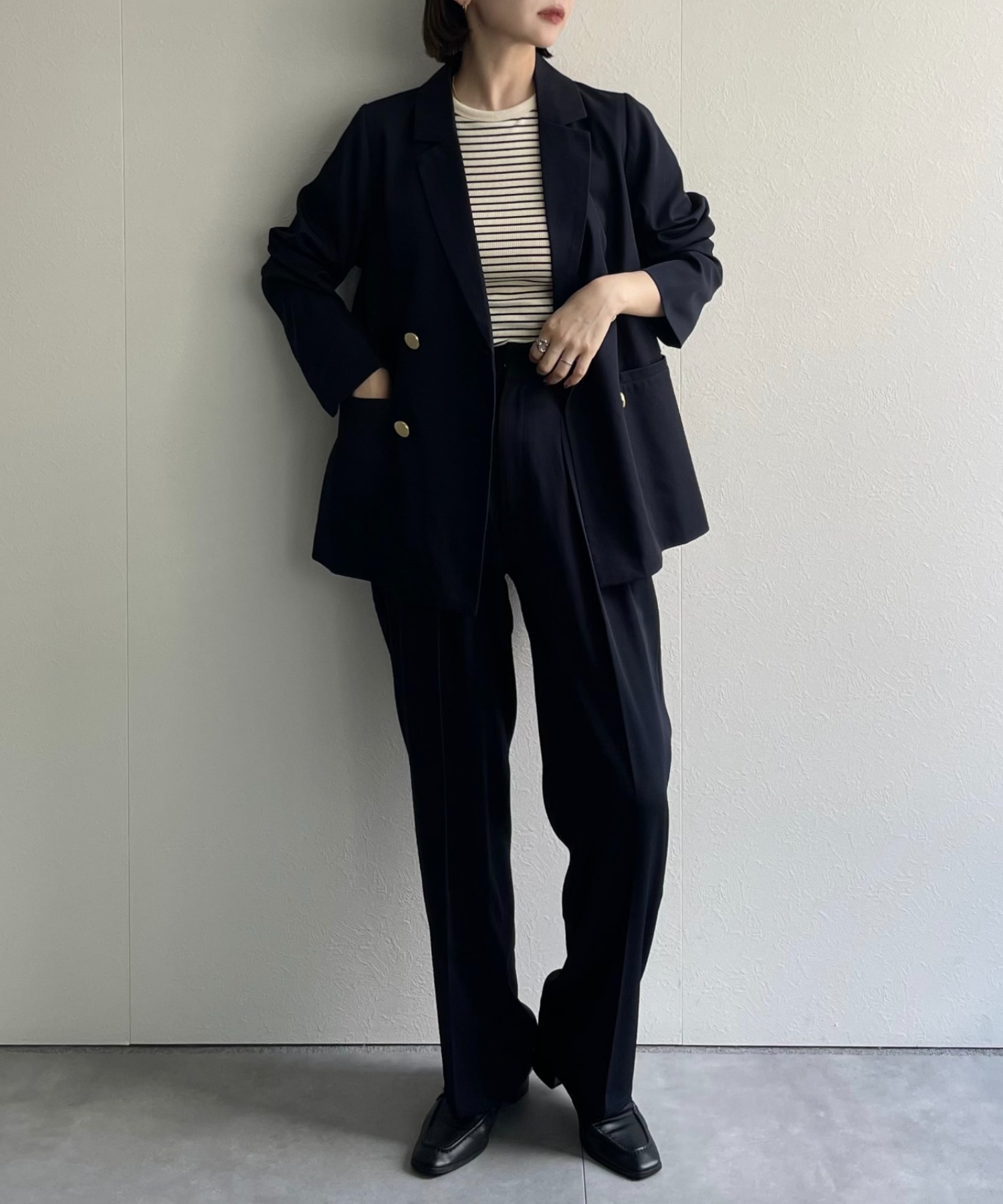model:162㎝　着用サイズ：M