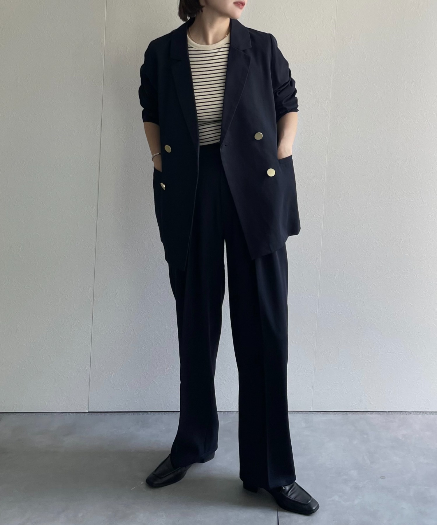 model:162㎝　着用サイズ：M