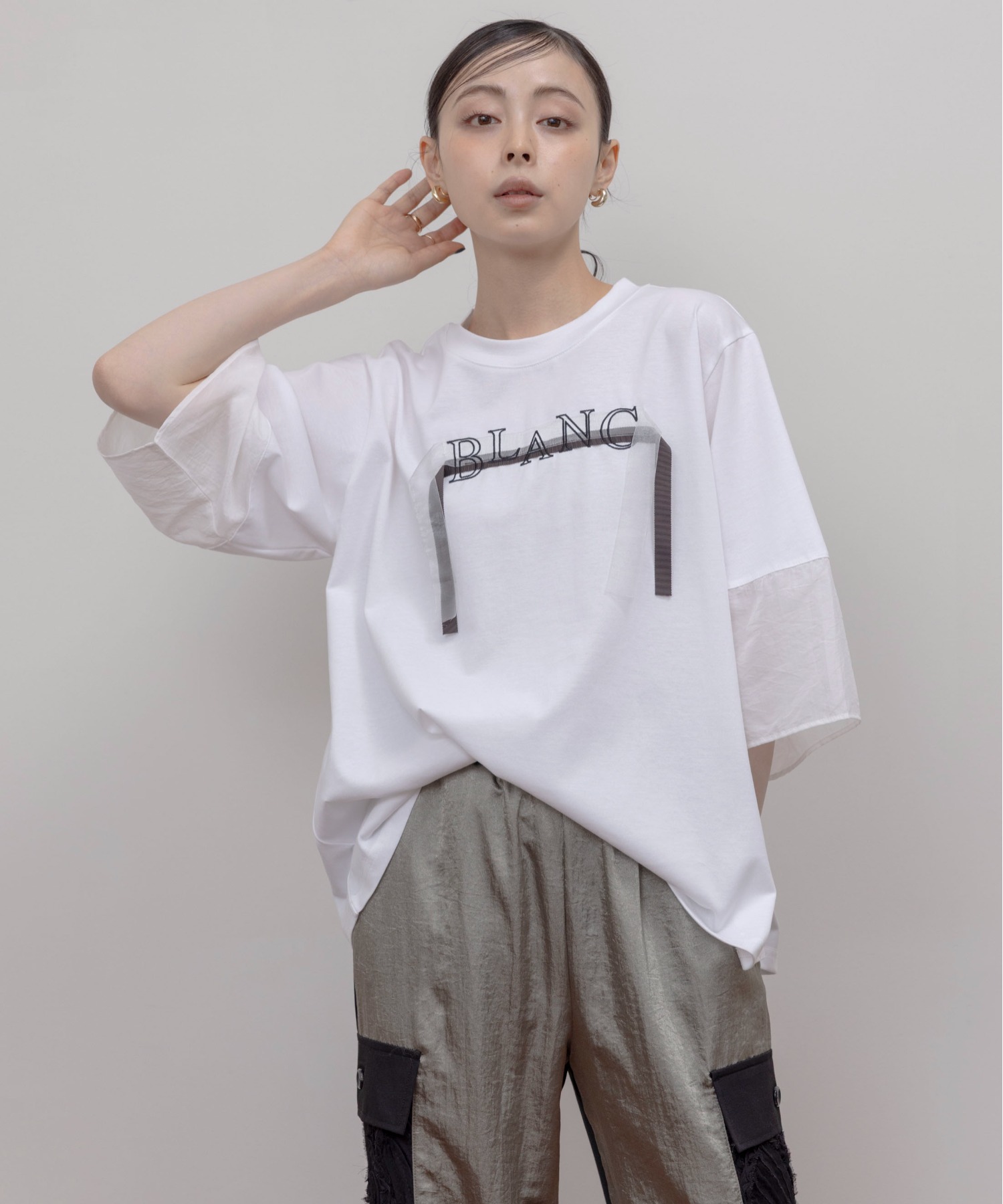 テープロゴ エンブロ切替トップス Eimee Law│Eimee Law
