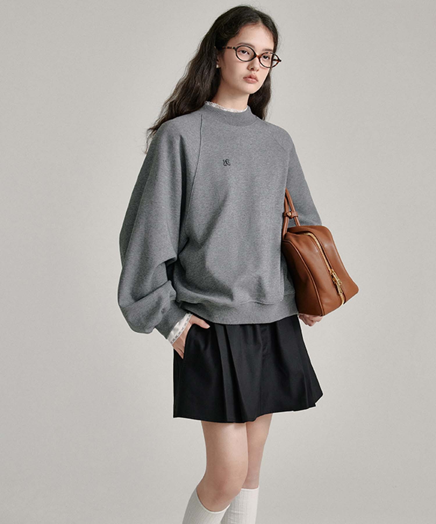 モックネック ロゴスウェット FQ24S063【Fano Studios】-ファッション