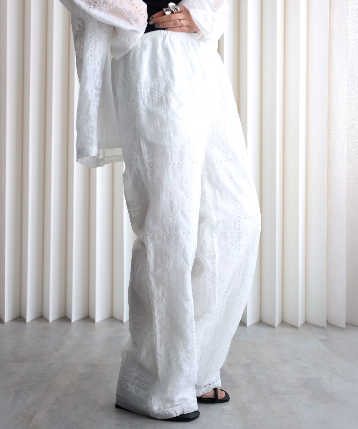 model：155cm. 着用サイズ：FREE