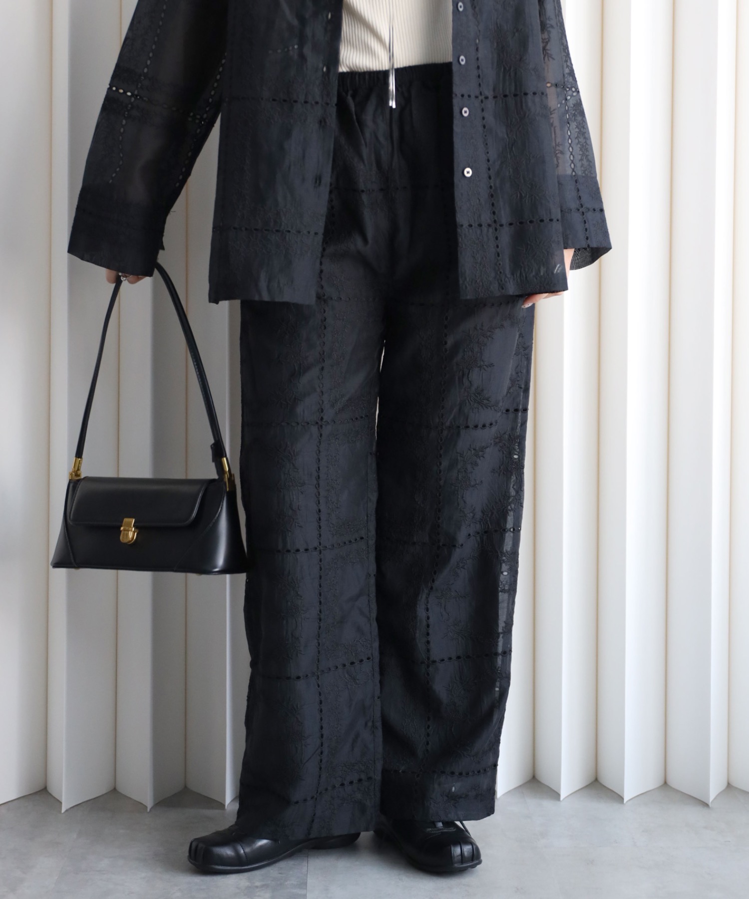 model：164cm. 着用サイズ：FREE