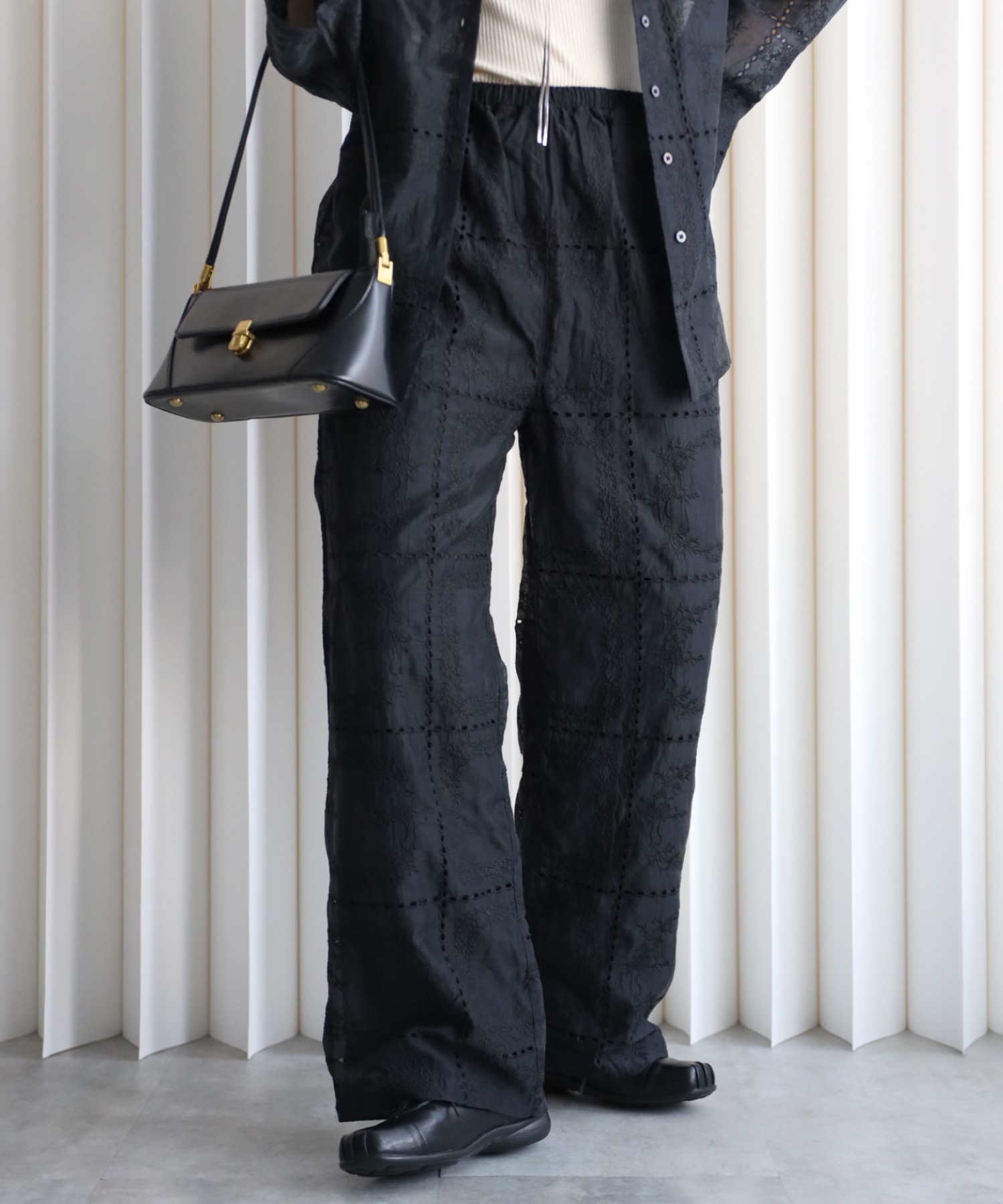 model：164cm. 着用サイズ：FREE