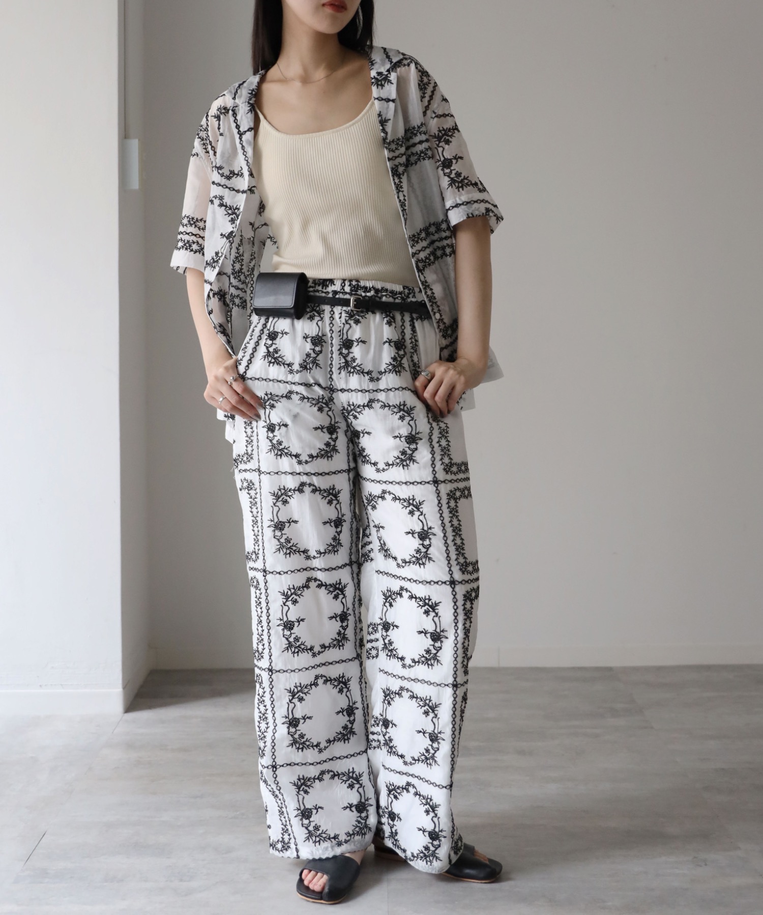 model：164cm. 着用サイズ：FREE