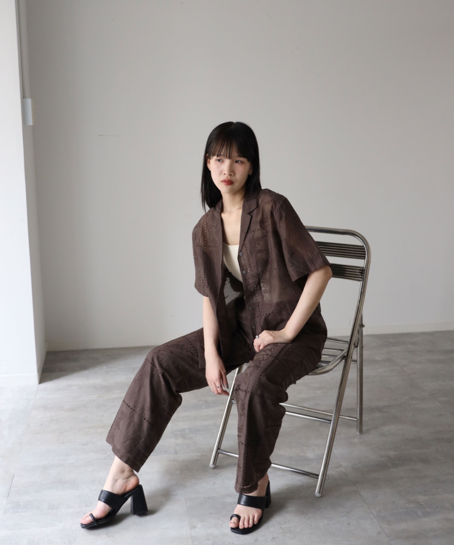 model：164cm. 着用サイズ：FREE