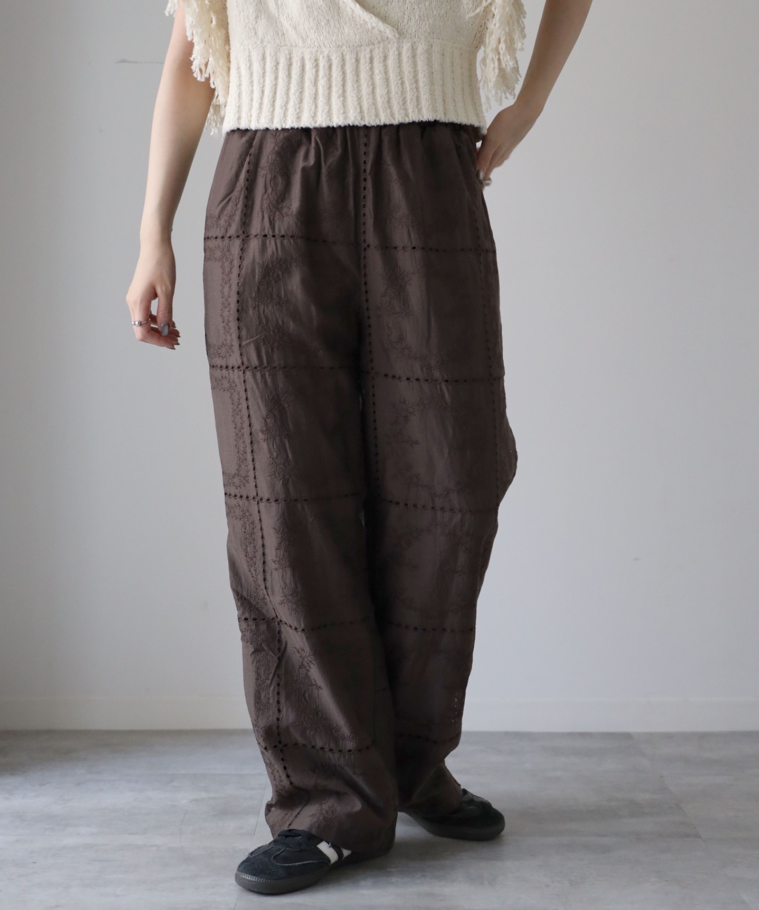 model：164cm. 着用サイズ：FREE