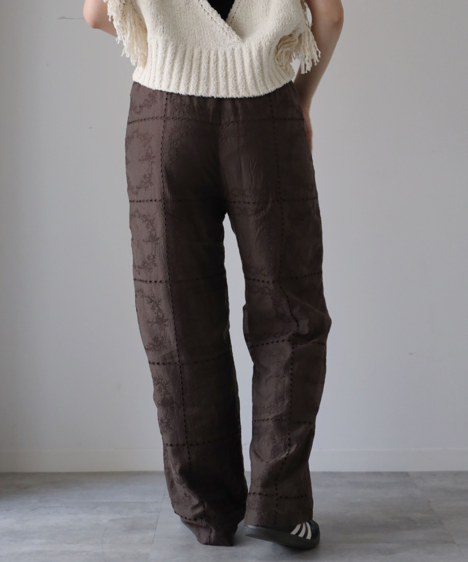 model：164cm. 着用サイズ：FREE