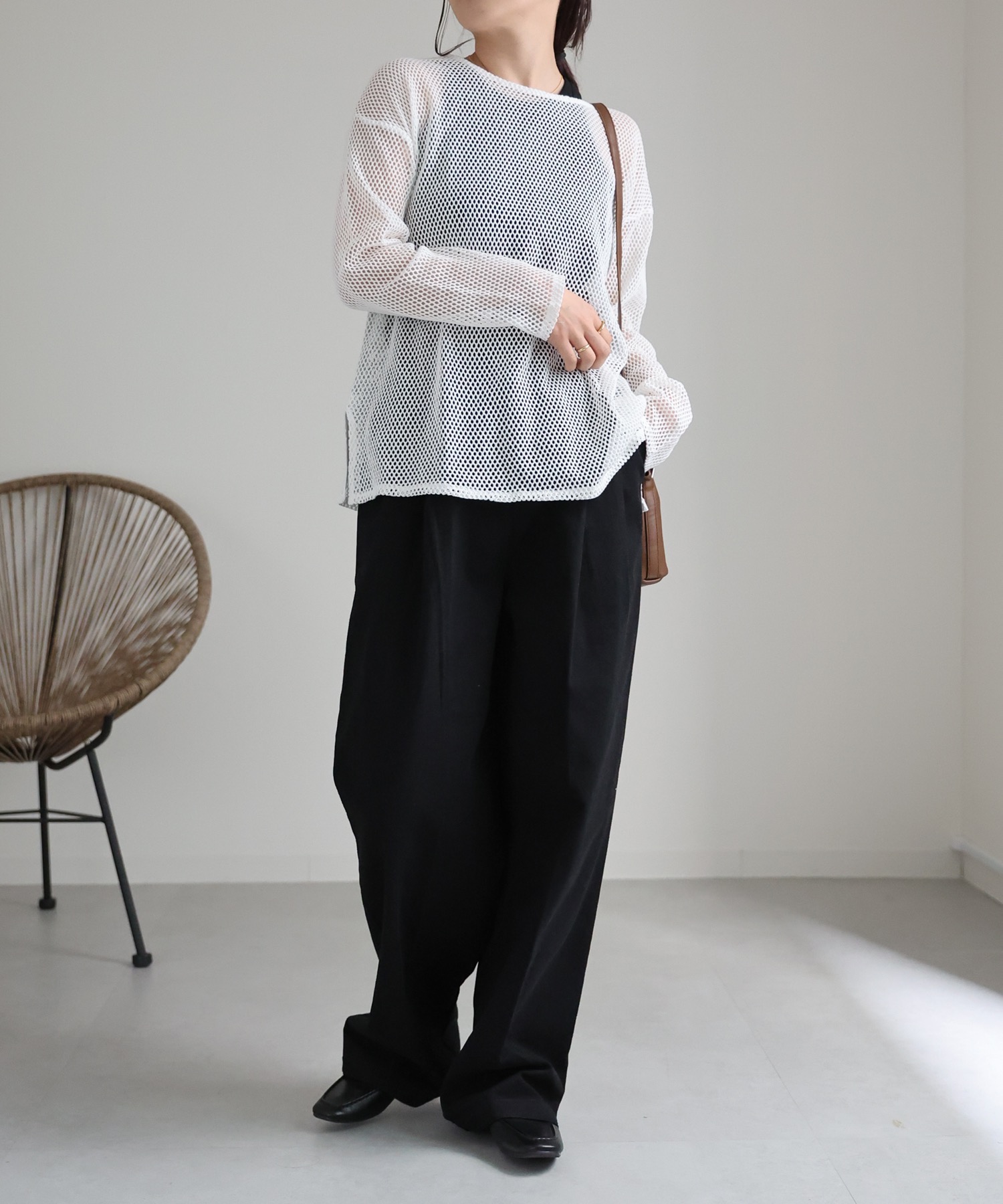 model:162cm  着用サイズ:FREE