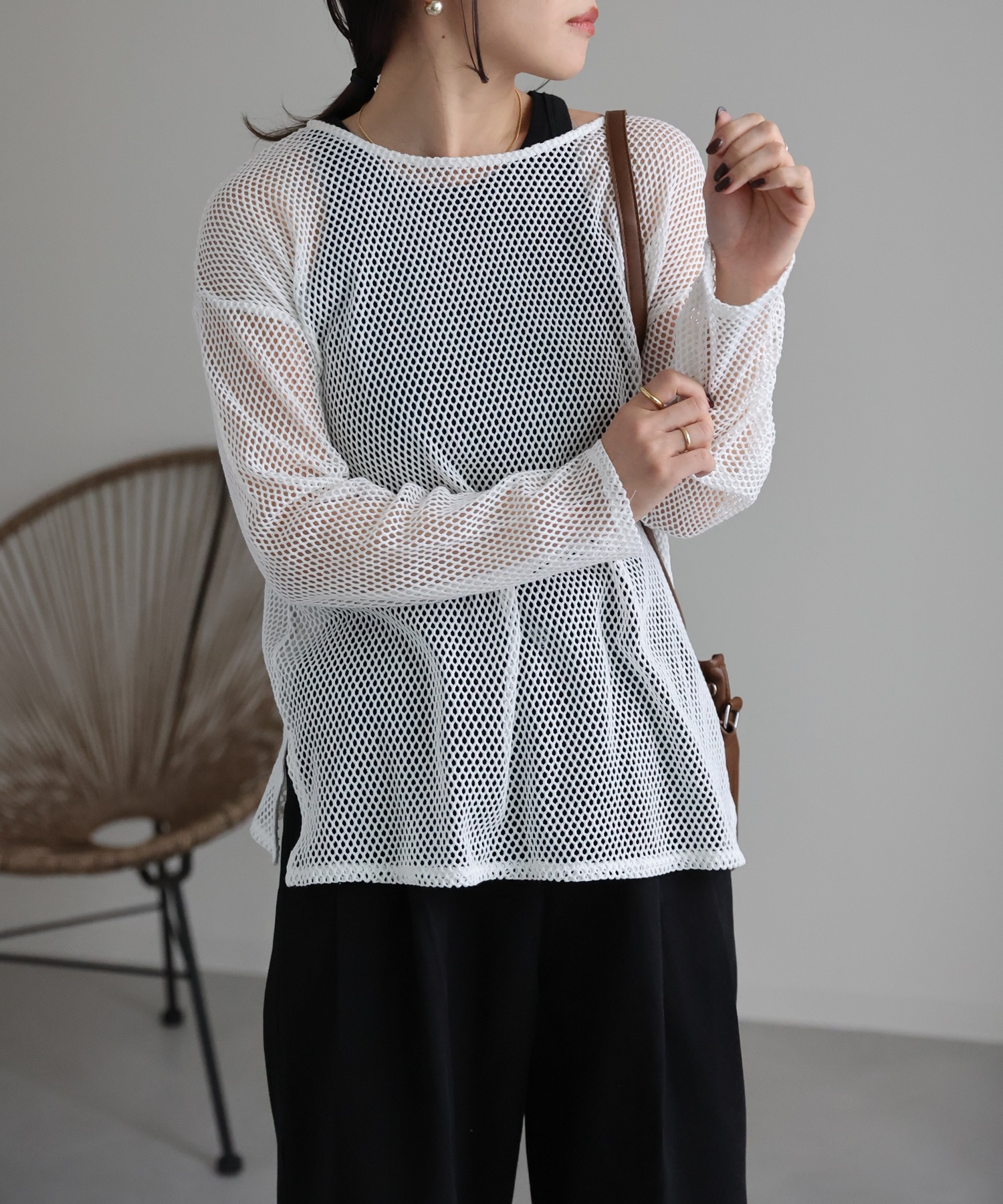 model:162cm  着用サイズ:FREE